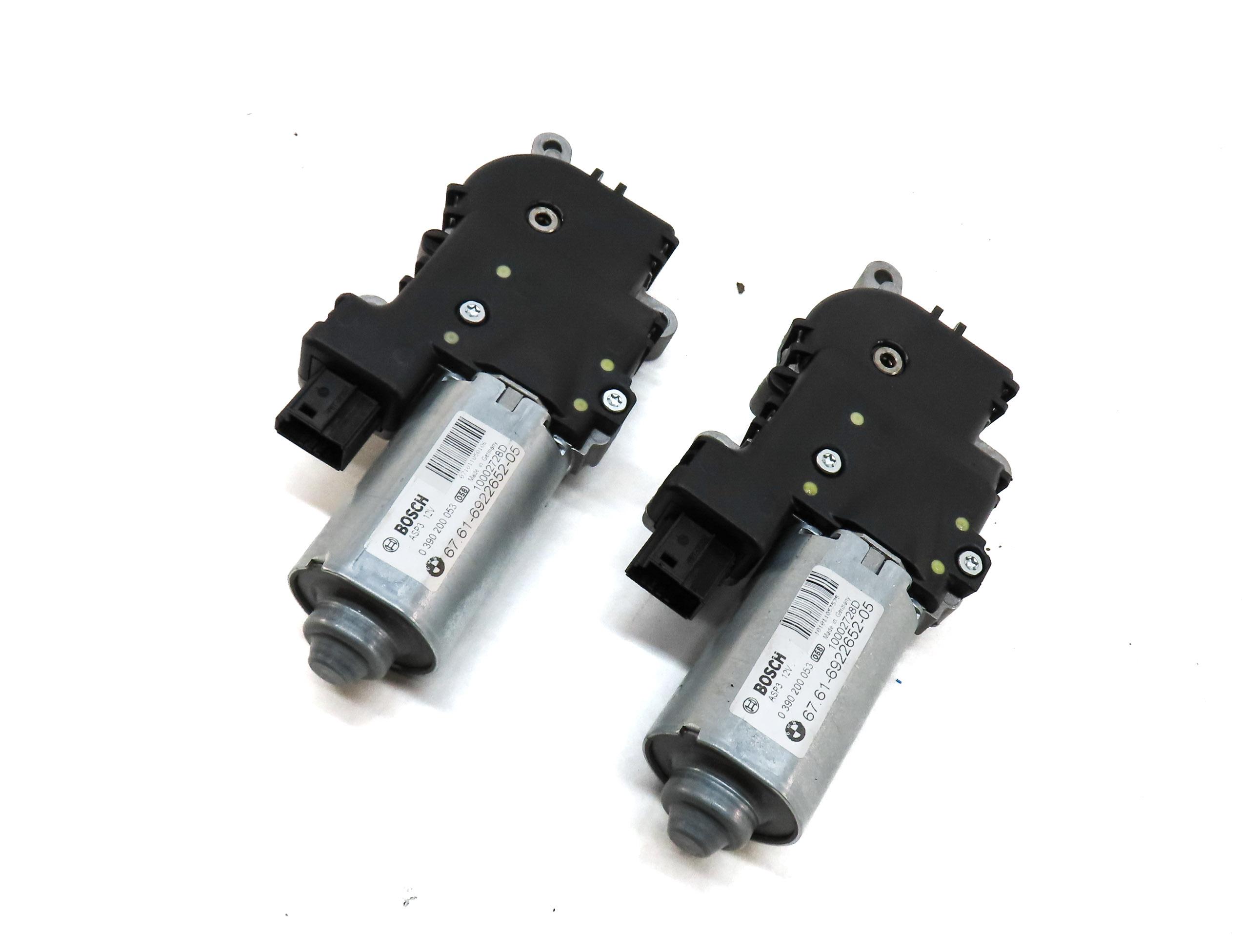 04-13 BMW X5 (E53 E70) 04-11 X3 (F25) PANORAMIC GLASS SUNROOF SUN ROOF MOTOR SET — exact item pictured