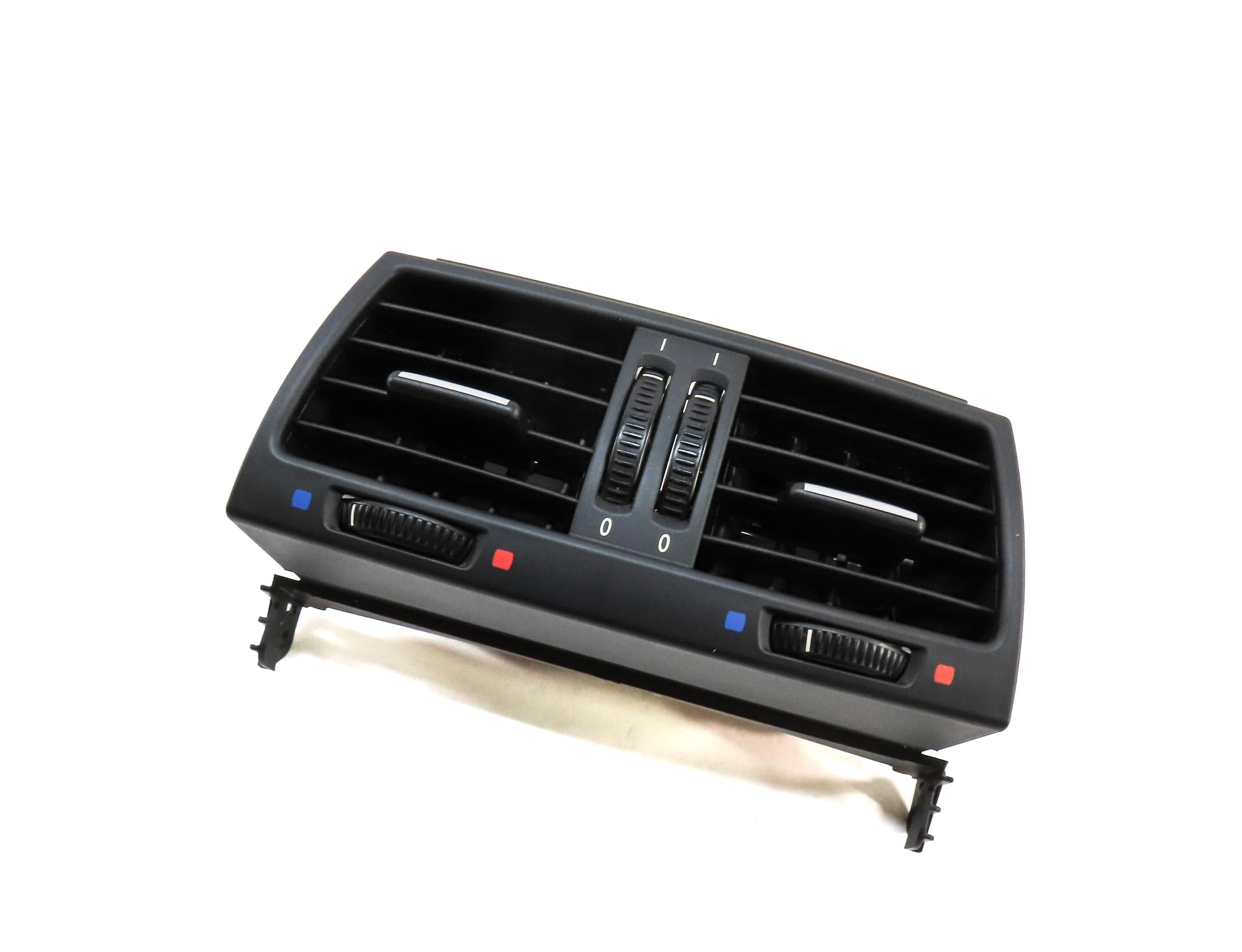 2012 BMW X5 (E70) REAR CENTER CONSOLE HVAC A/C HEATER AIR VENT (BLACK) 6954953 — exact item pictured