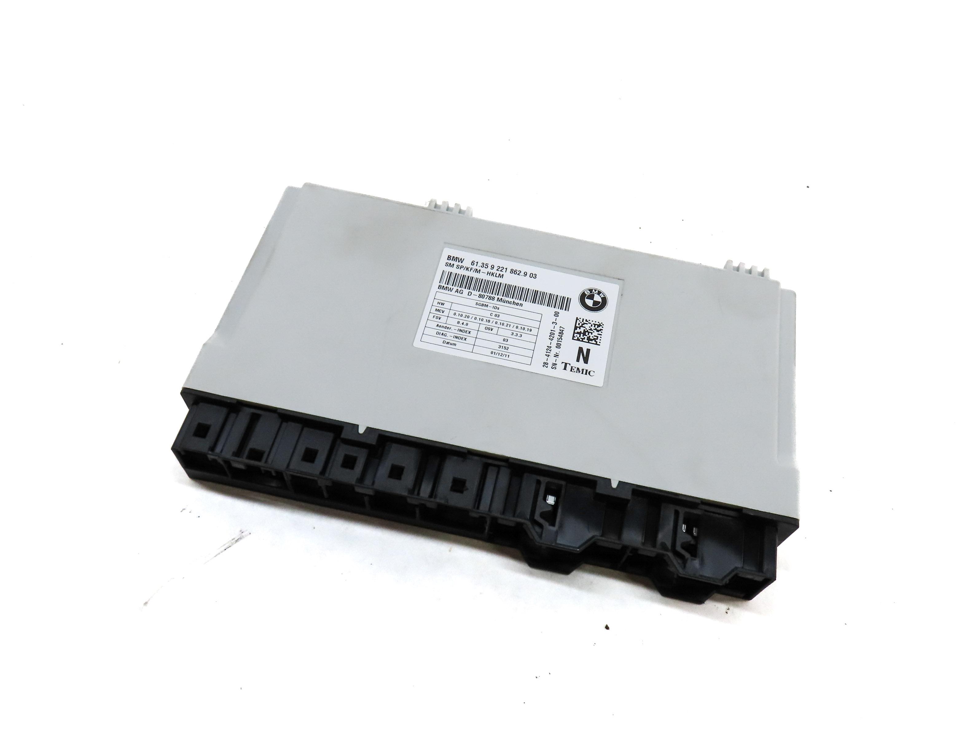 2010-2016 BMW 128i 328i 335i M3 X1 X5 X6 Z4 - FRONT MEMORY SEAT CONTROL MODULE — exact item pictured