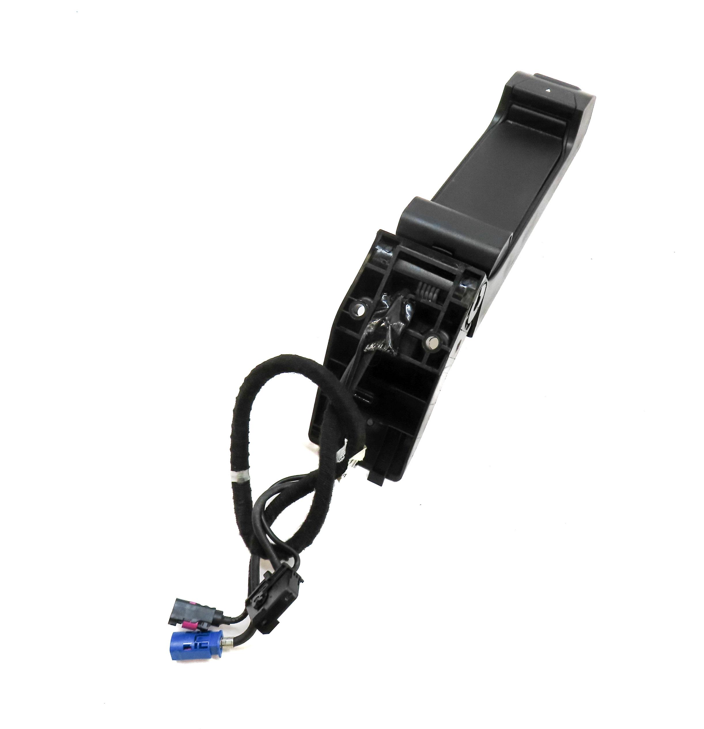 2012 BMW X5 E70 FRONT CENTER CONSOLE SNAP IN CELL PHONE CHARGE CRADLE & HARNESS — exact item pictured