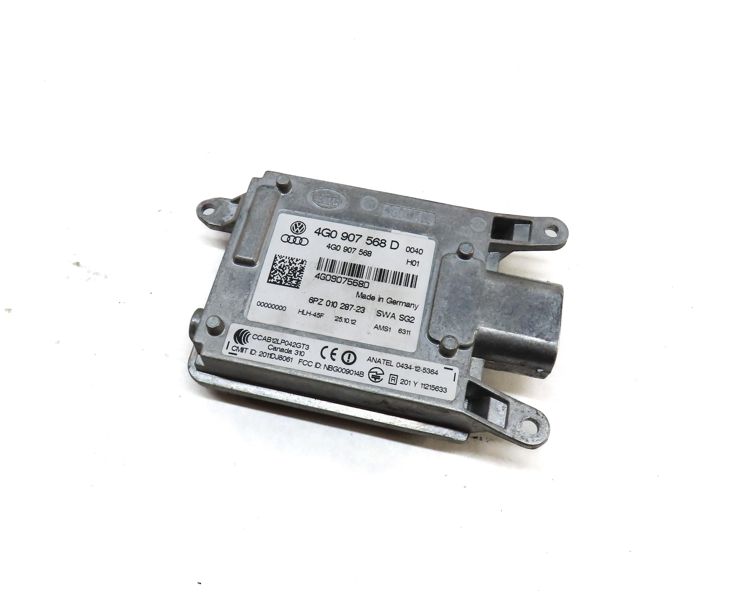 2012-2015 AUDI A6 S6 (C7) LEFT DRIVER REAR BLIND SPOT ALERT MODULE (SLAVE) — exact item pictured