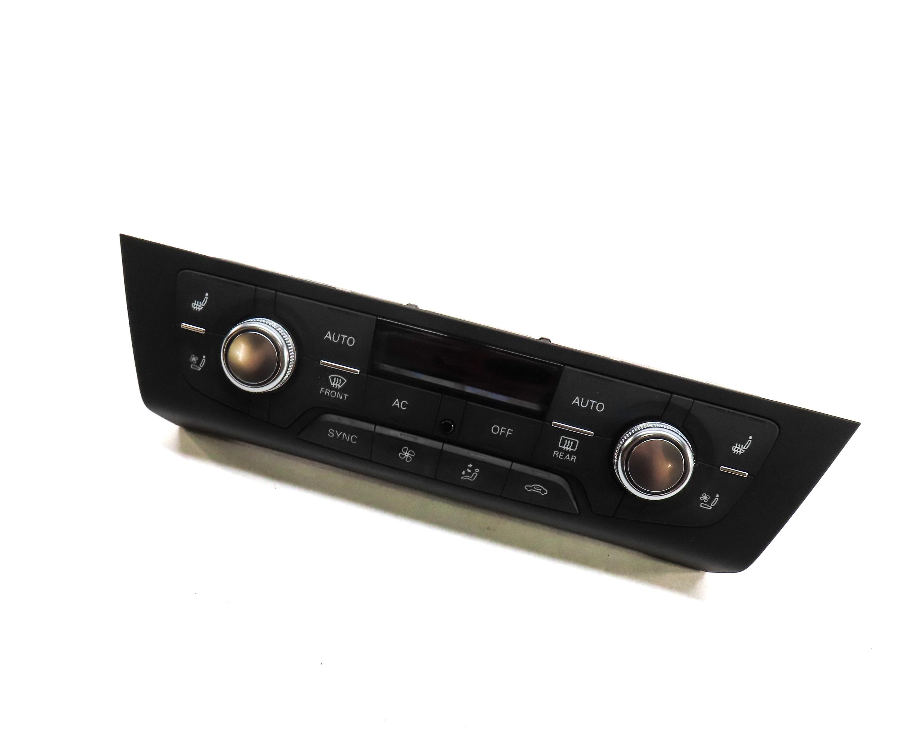 2012-2017 AUDI A6 S6 A7 S7 (C7 4G8) FRONT HEATER A/C TEMPERATURE CONTROL PANEL — exact item pictured