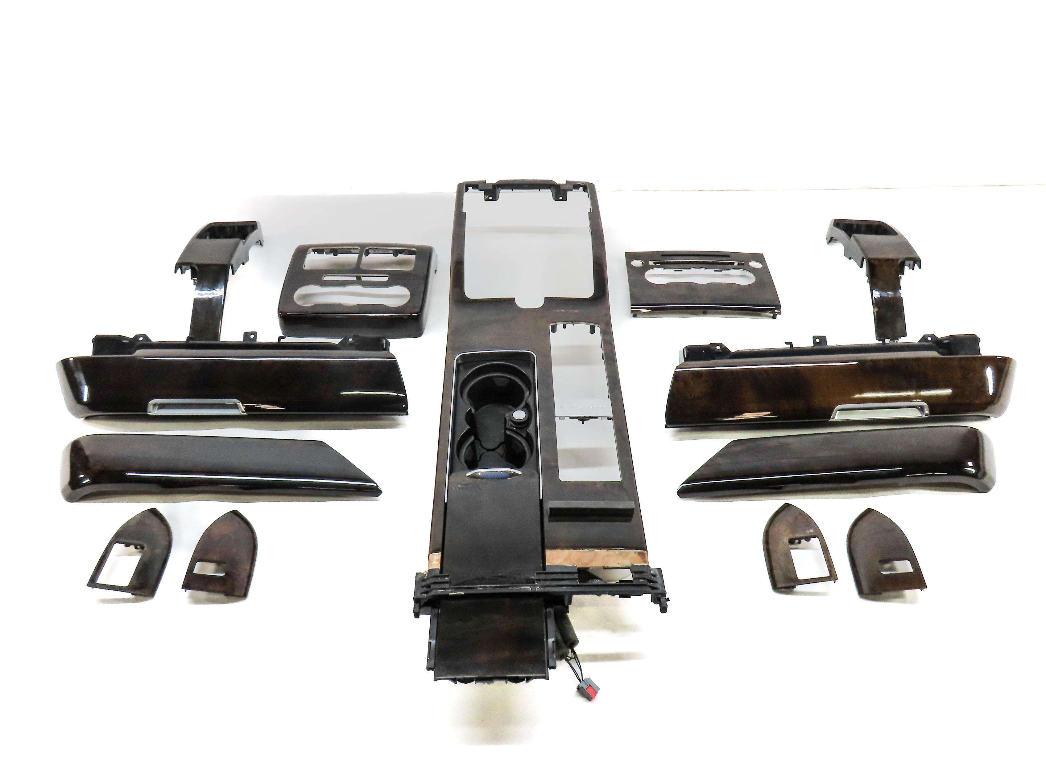 2014 LAND RANGE ROVER (L405) FRONT REAR SHADOW VENEER WALNUT WOOD TRIM SET 13 — exact item pictured