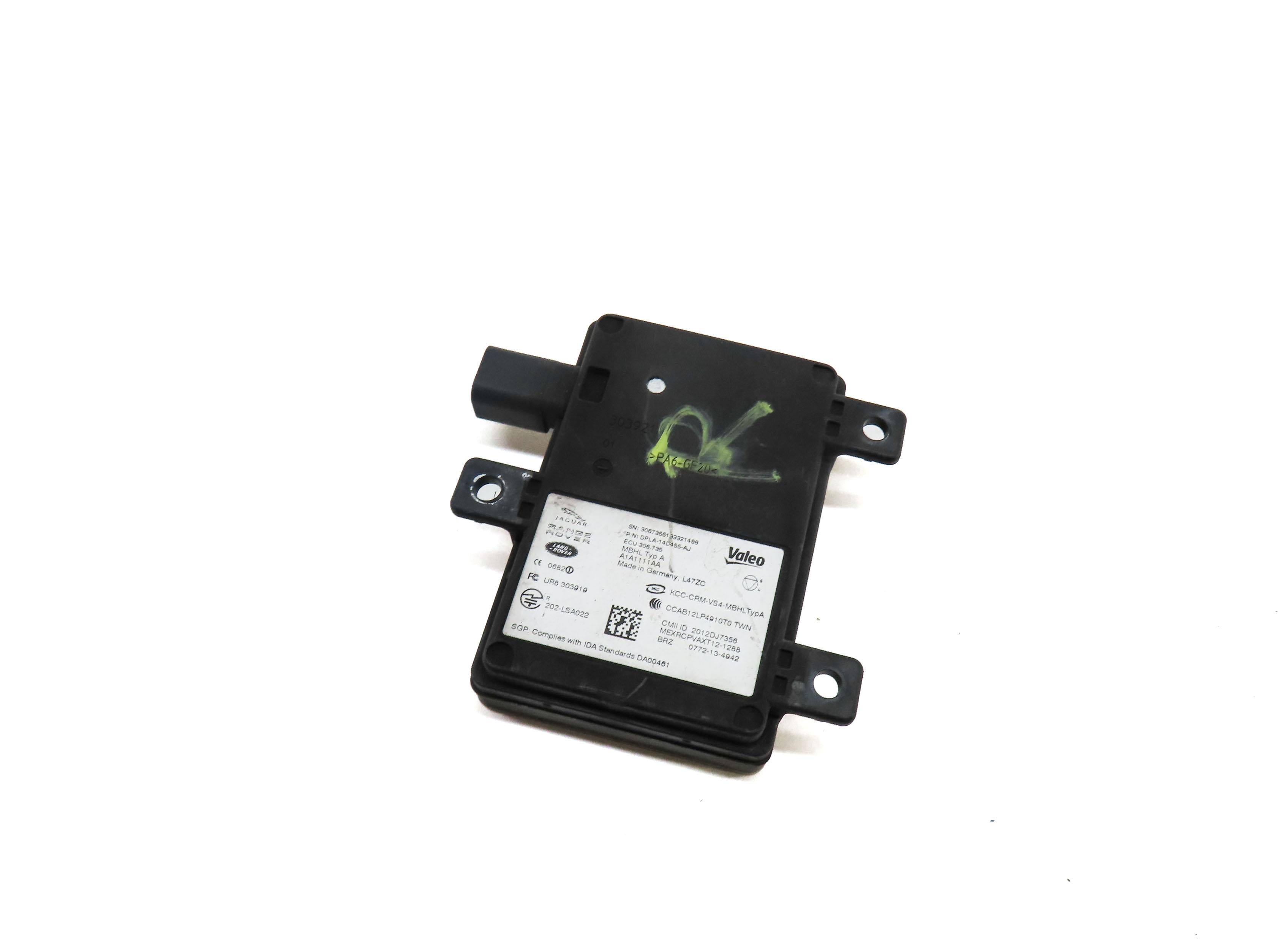 2014 LAND RANGE ROVER (L405) REAR RIGHT BLIND SPOT RADAR MODULE DPLA14D455AJ — exact item pictured
