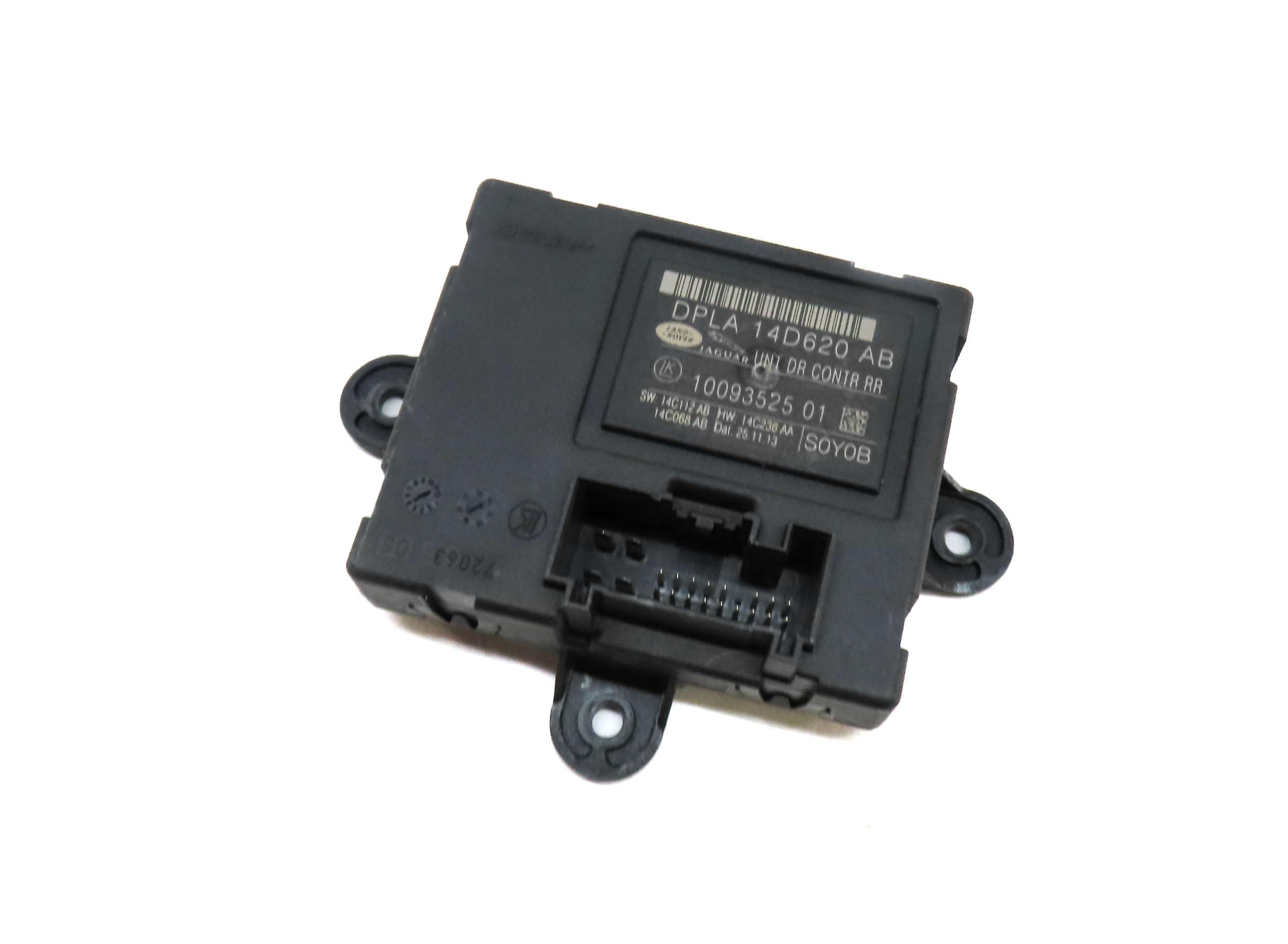 2014 LAND RANGE ROVER (L405) REAR LEFT DOOR CONTROL MODULE DPLA14D620AB — exact item pictured