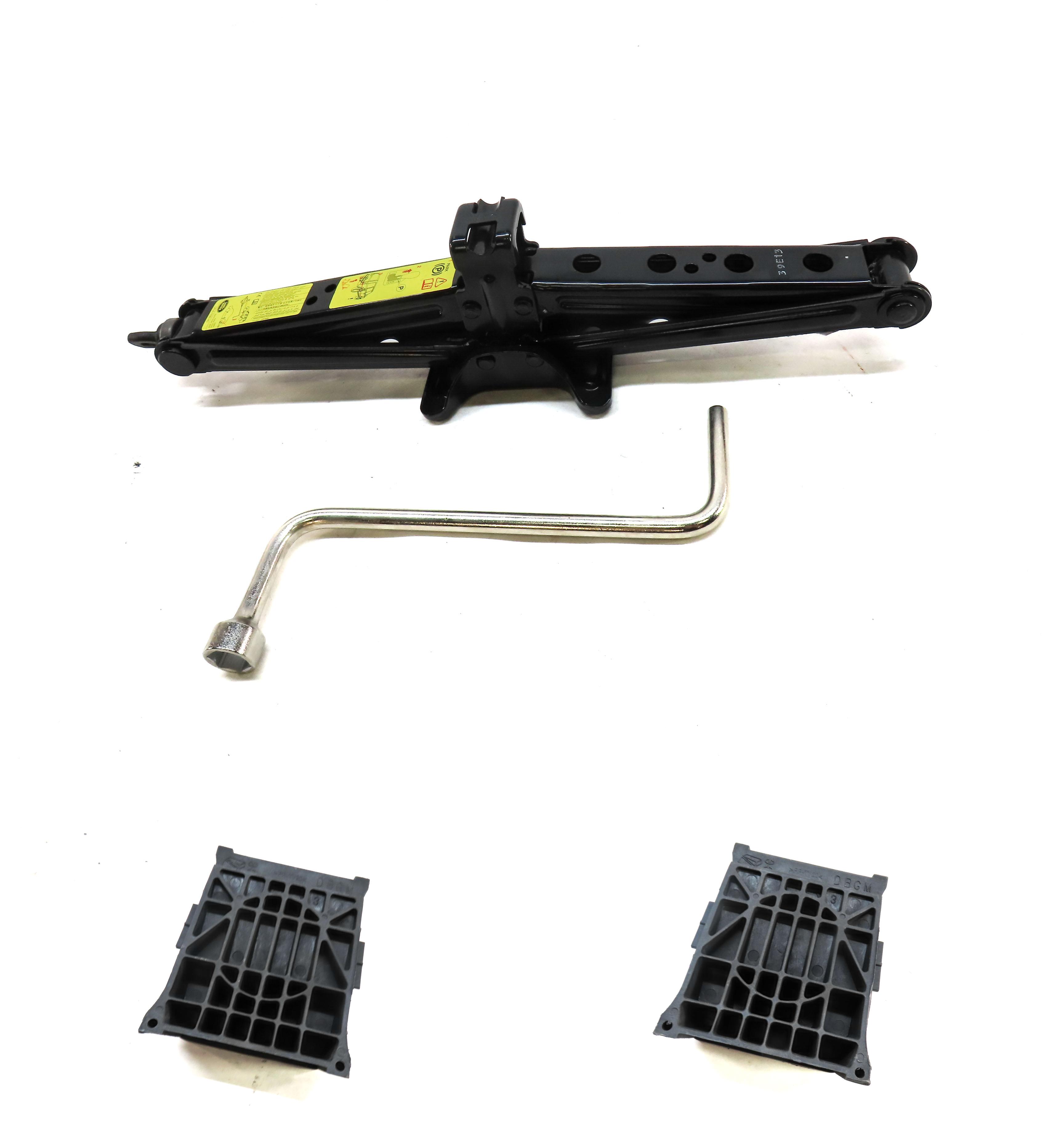 2013-2022 RANGE ROVER SPORT (L405 L494) SPARE TIRE JACK LUG WRENCH AND CHOCK SET — exact item pictured
