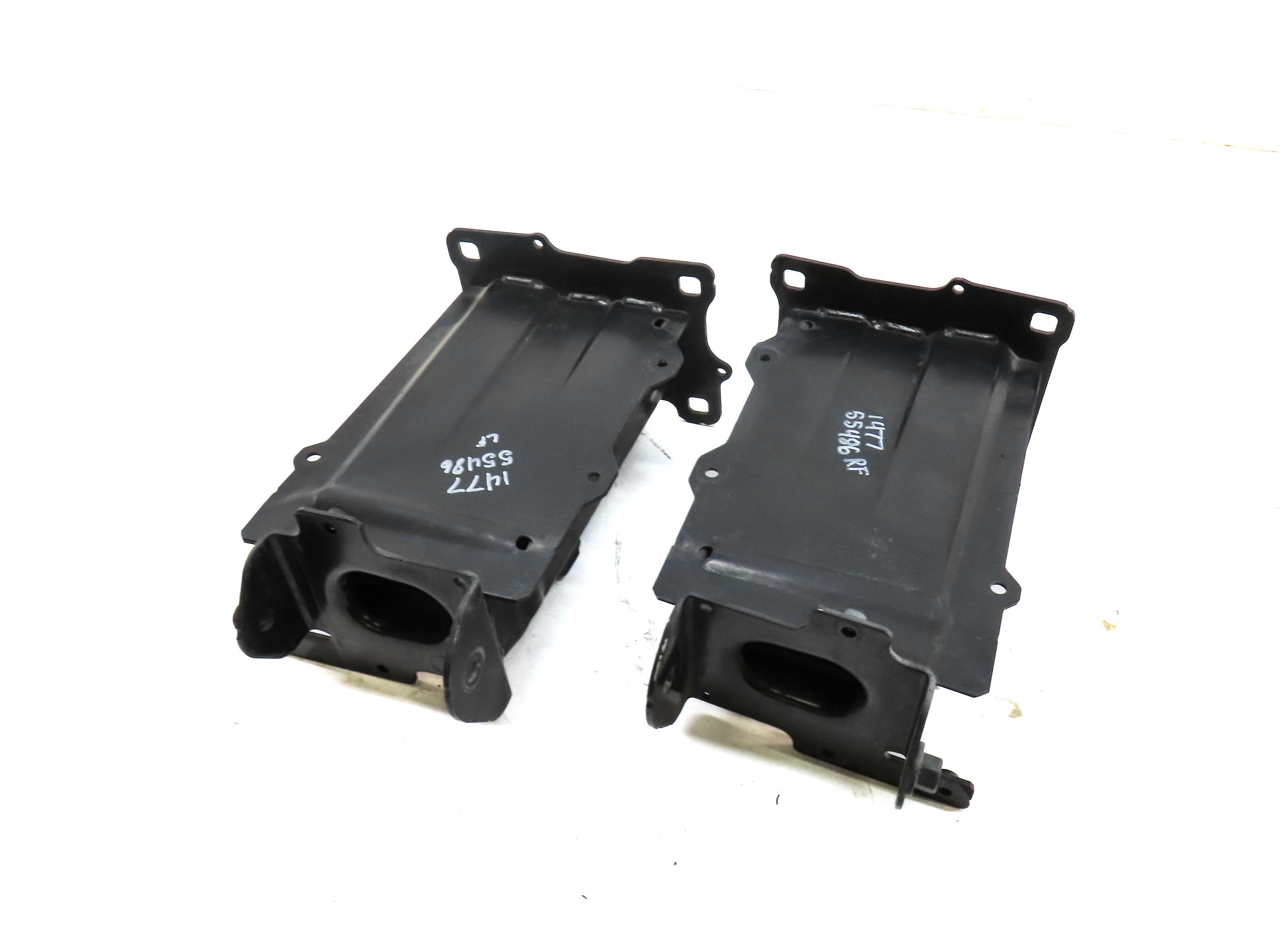 2003-2008 BMW Z4 (E85) FRONT LEFT & RIGHT SUN VISOR SUNVISOR SET (BLACK LEATHER) — exact item pictured