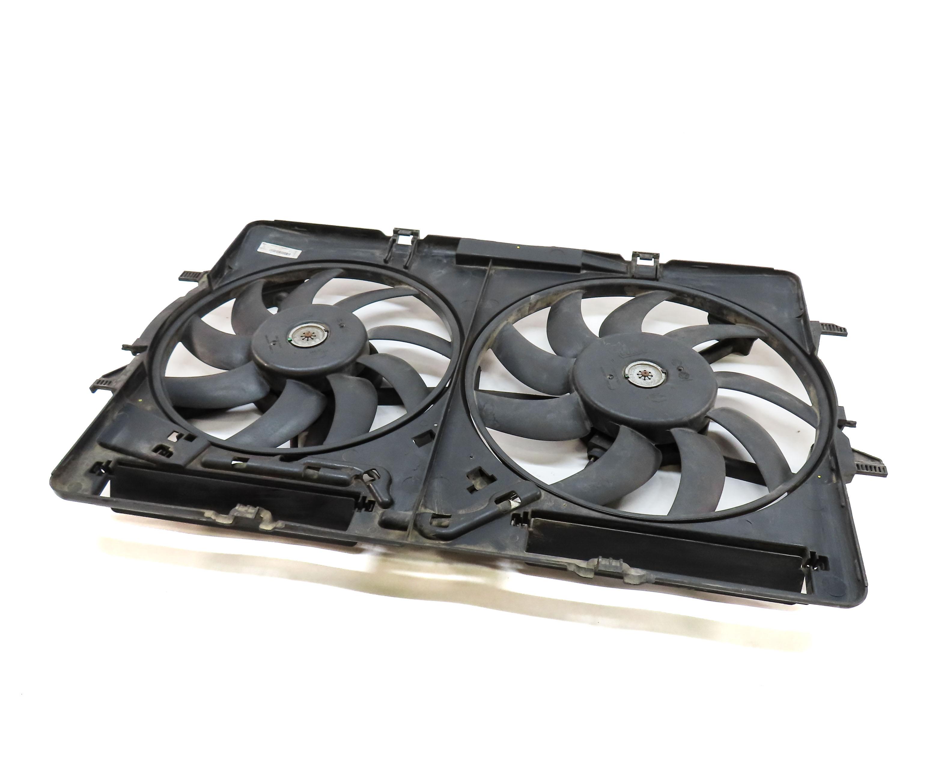 09-17 AUDI A4 A5 Q5 S4 (B8 8T 8R) 2.0L 3.0L 3.2L RADIATOR COOLING FAN w/ SHROUD — exact item pictured