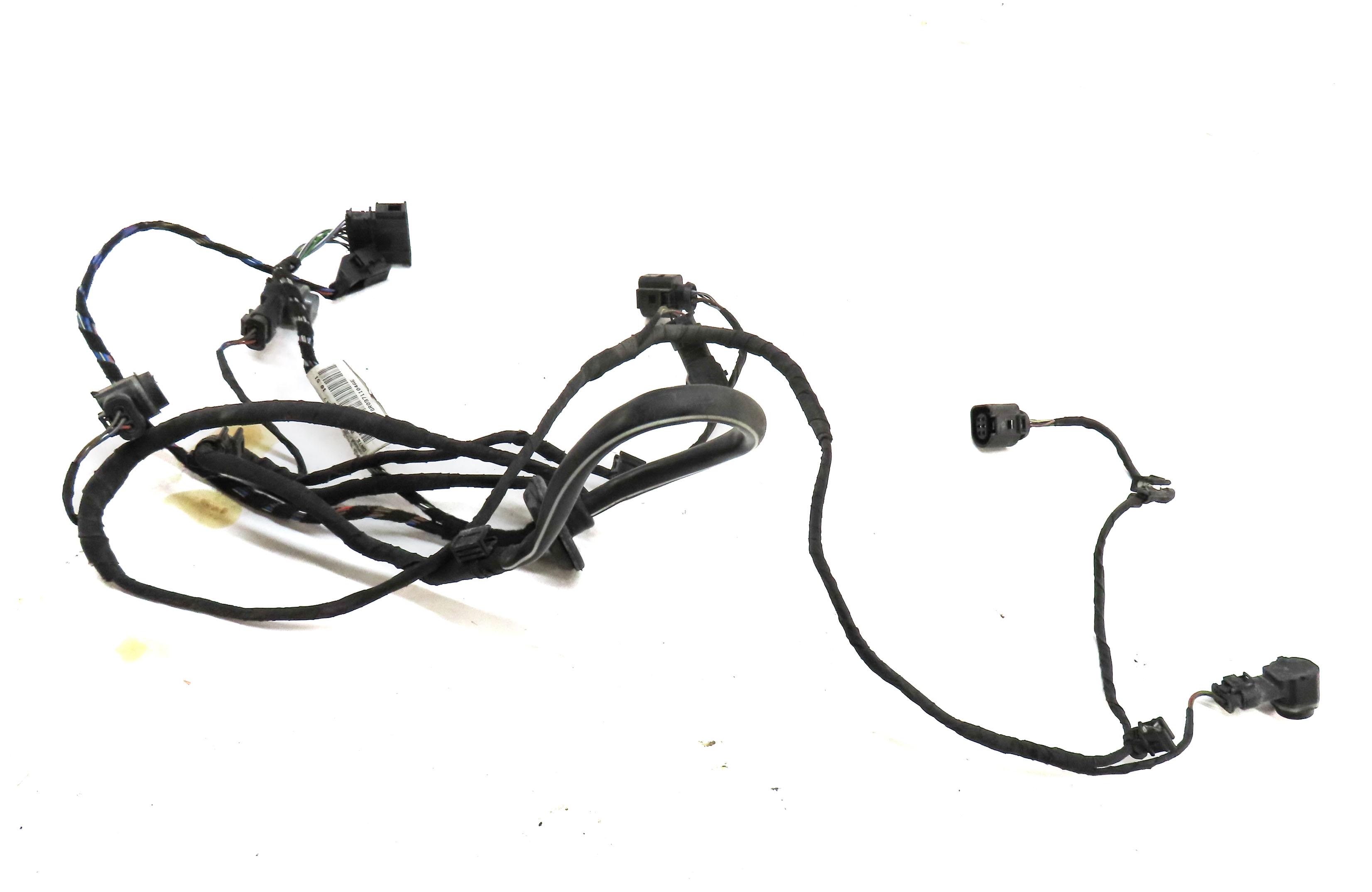 2012 AUDI Q5 (B8 8R) REAR PARK ASSIST PDC SENSOR SET4 (GREY) & WIRE HARNESS — exact item pictured