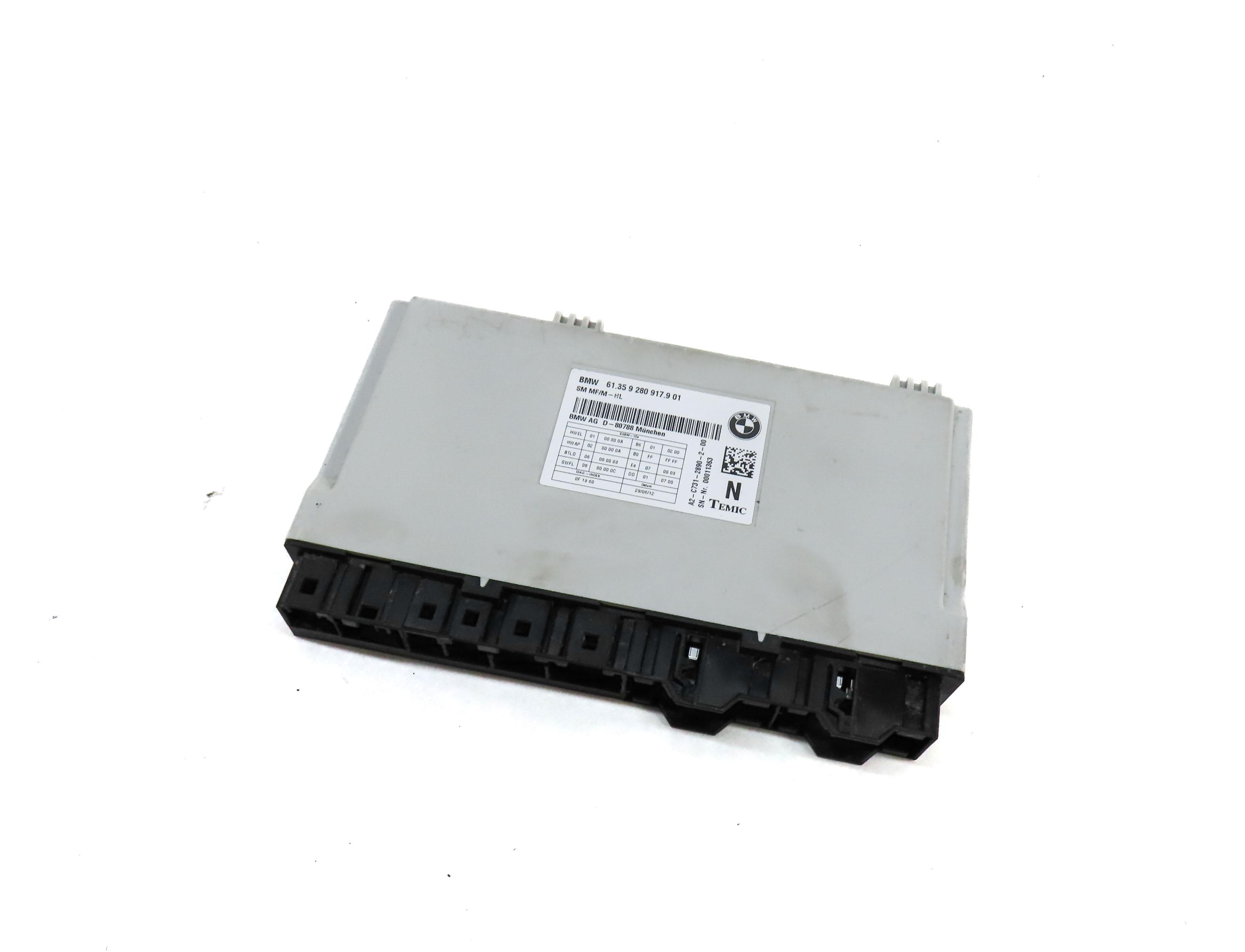 10-17 BMW 5 6 7 SERIES F01 F06 F10 FRONT LEFT DRIVER COMFORT SEAT CONTROL MODULE — exact item pictured