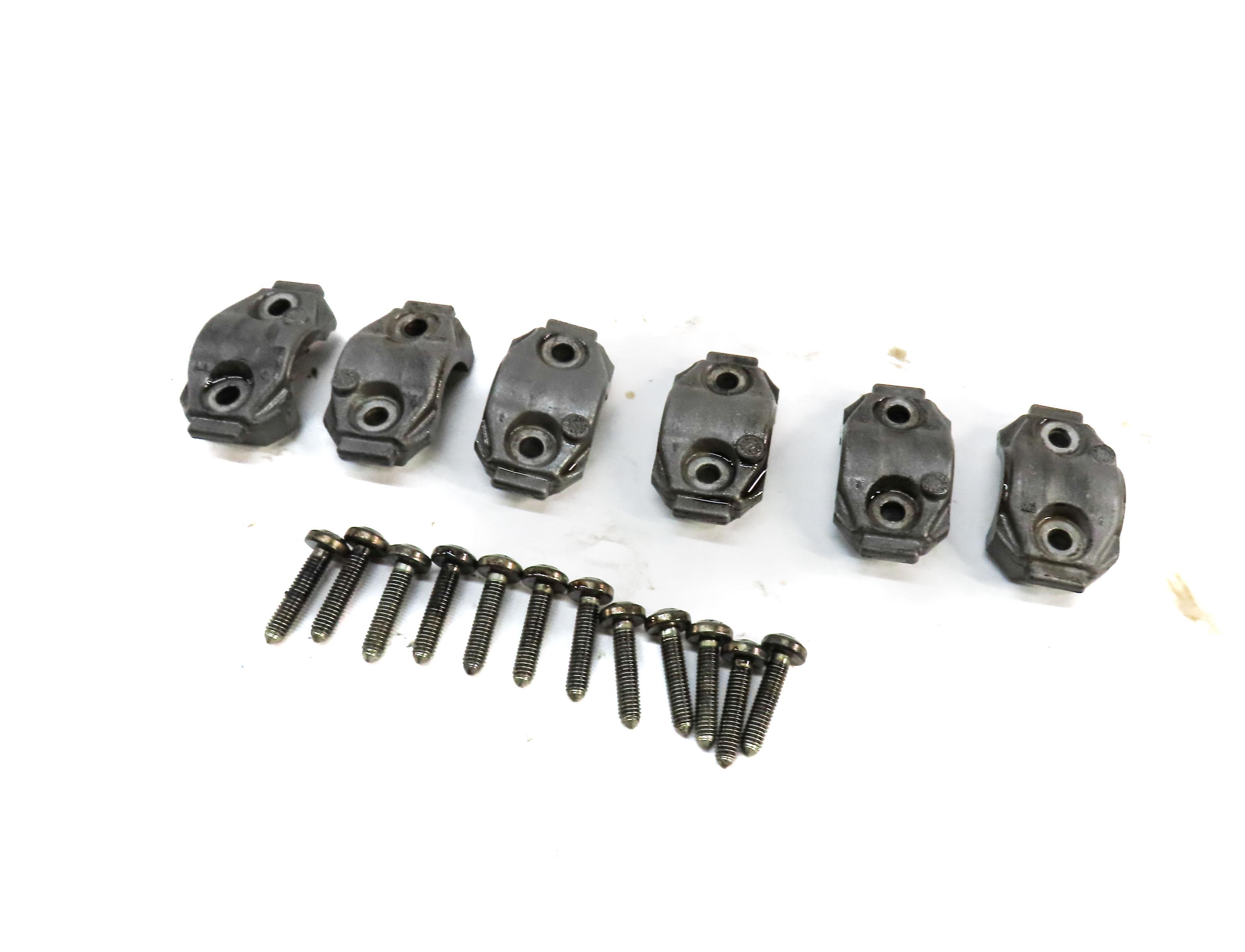11-19 BMW 1 3 5 7 X1 X3 X5 X6 3.0L F30 N55 ECCENTRIC CAMSHAFT BEARING CAP SET — exact item pictured