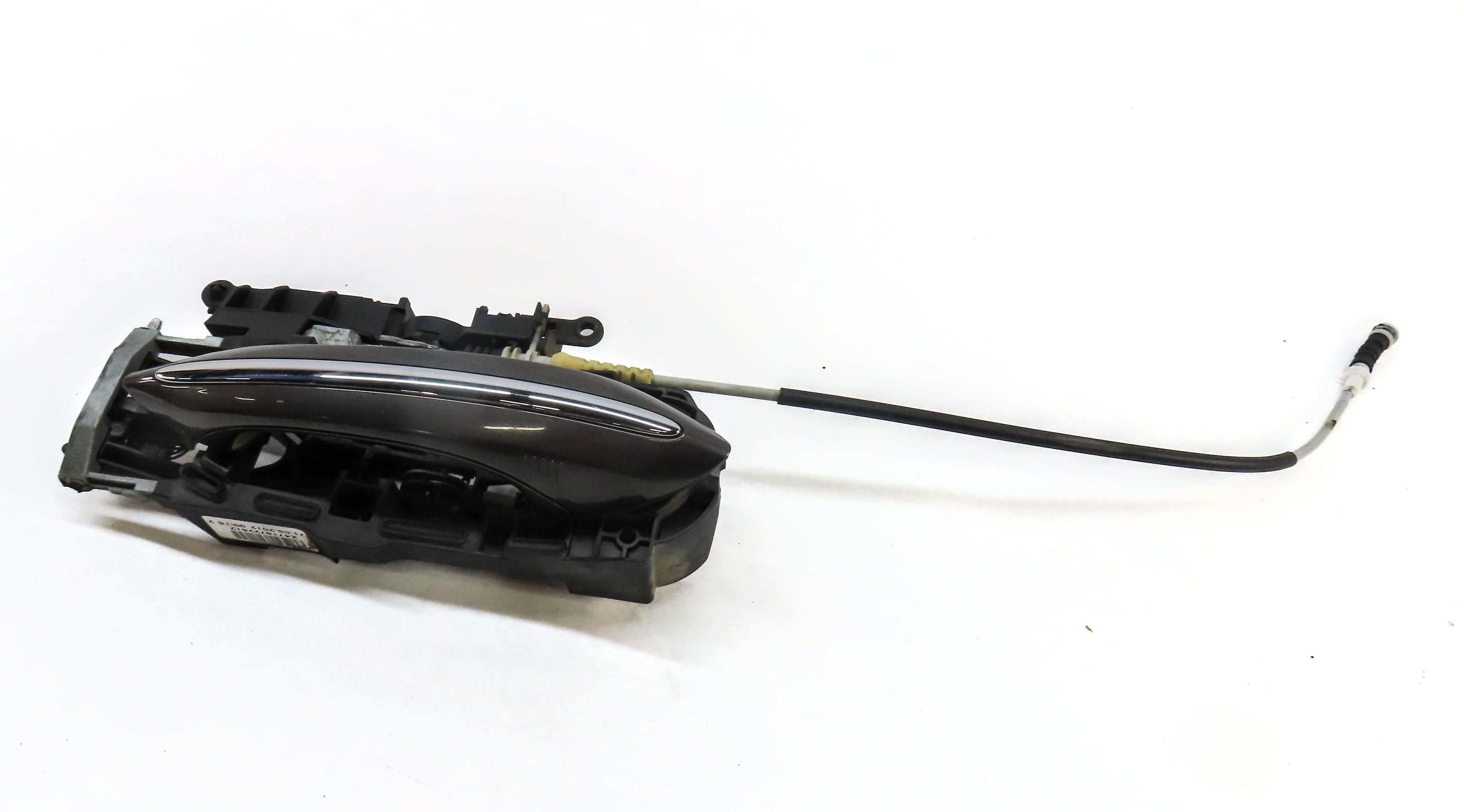 09-19 BMW 5 6 7 SERIES (F01 F07 F10 F12) RIGHT FRONT COMFORT DOOR HANDLE HAVANNA — exact item pictured