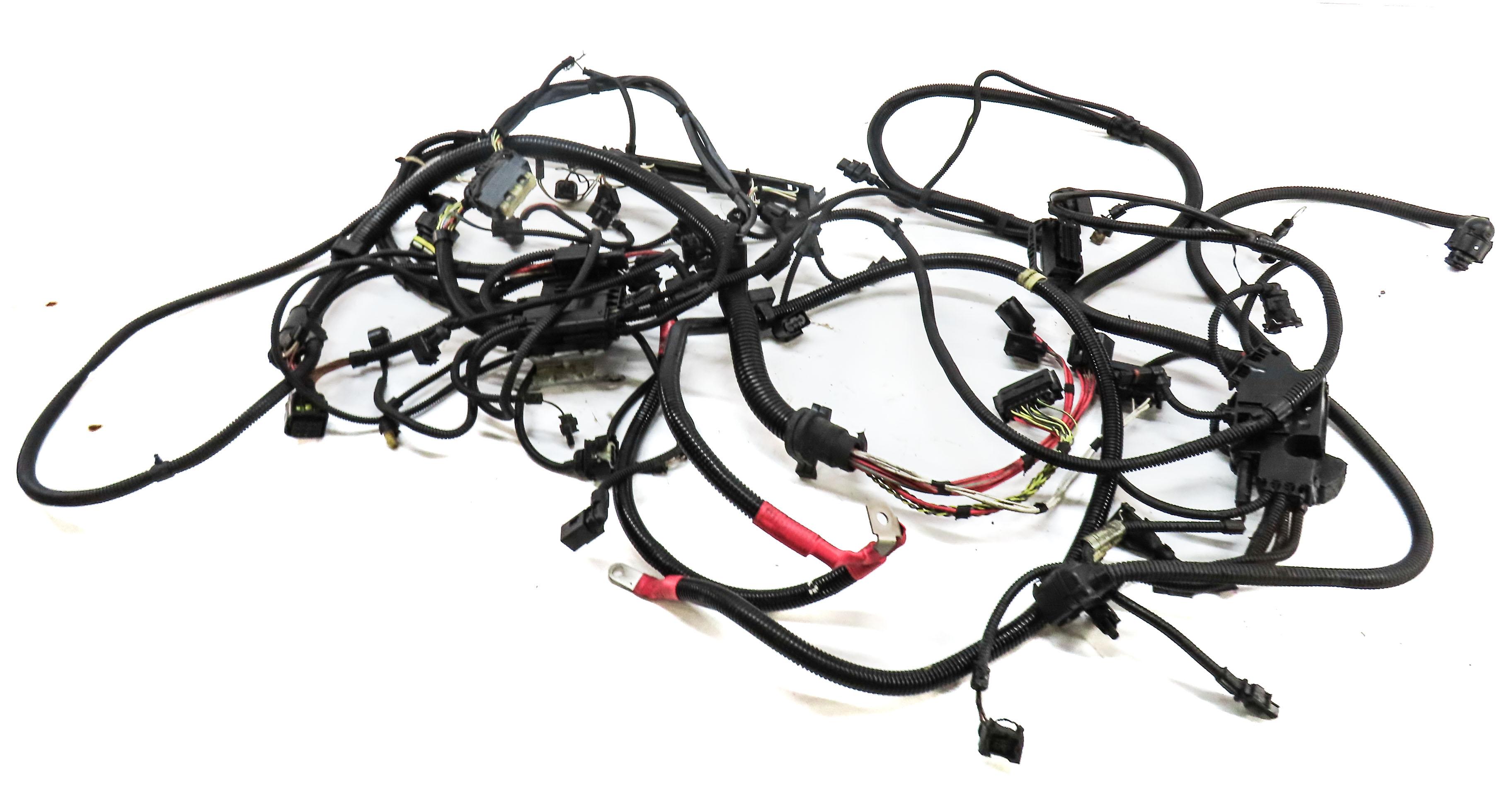2013 BMW 535i (F10) 3.0L N55 TURBO ENGINE WIRE WIRING HARNESS 12537598008 — exact item pictured