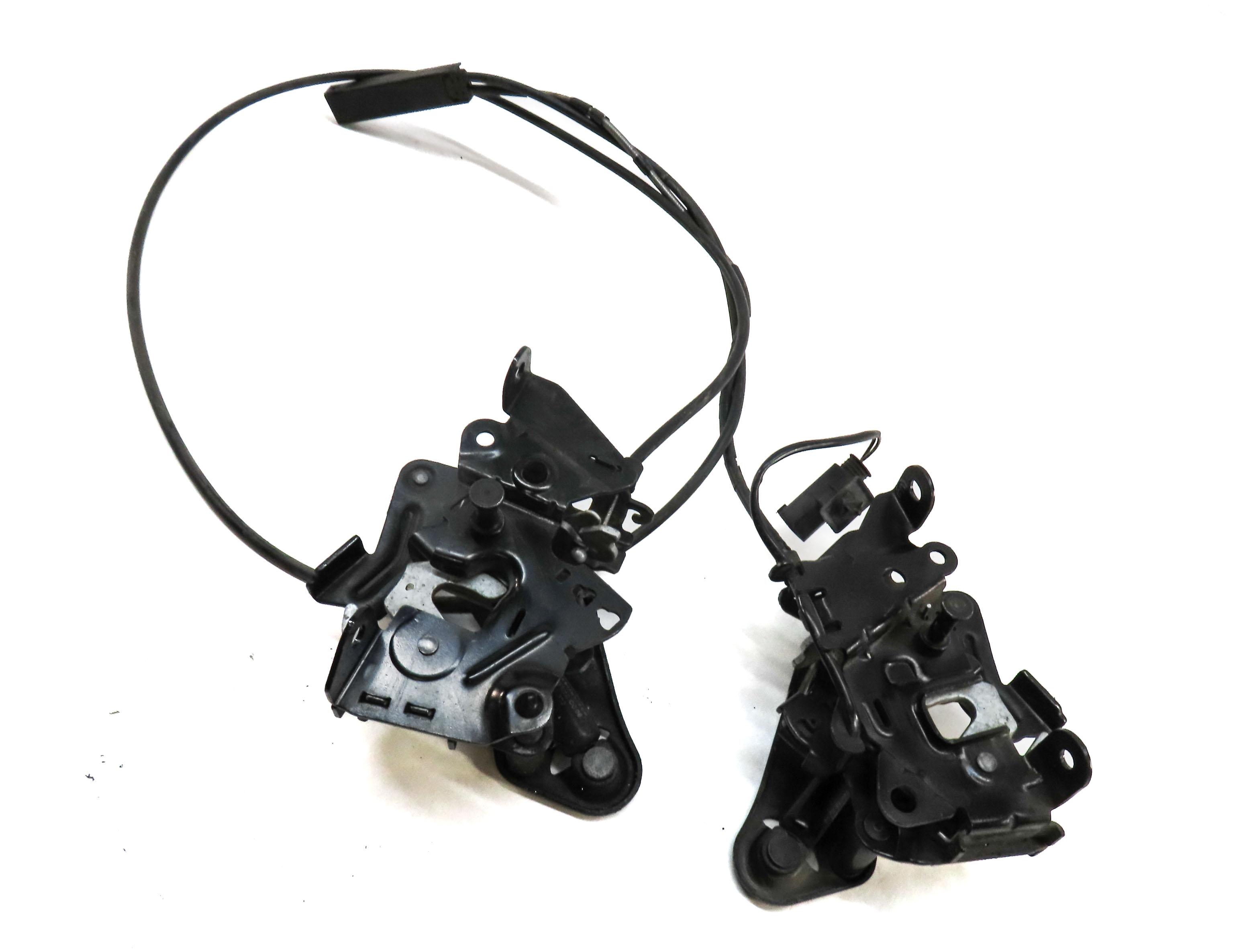 2013 BMW 535i (F10) HOOD LEFT & RIGHT LOCK LATCH SET 2 51237183762 51237206453 — exact item pictured