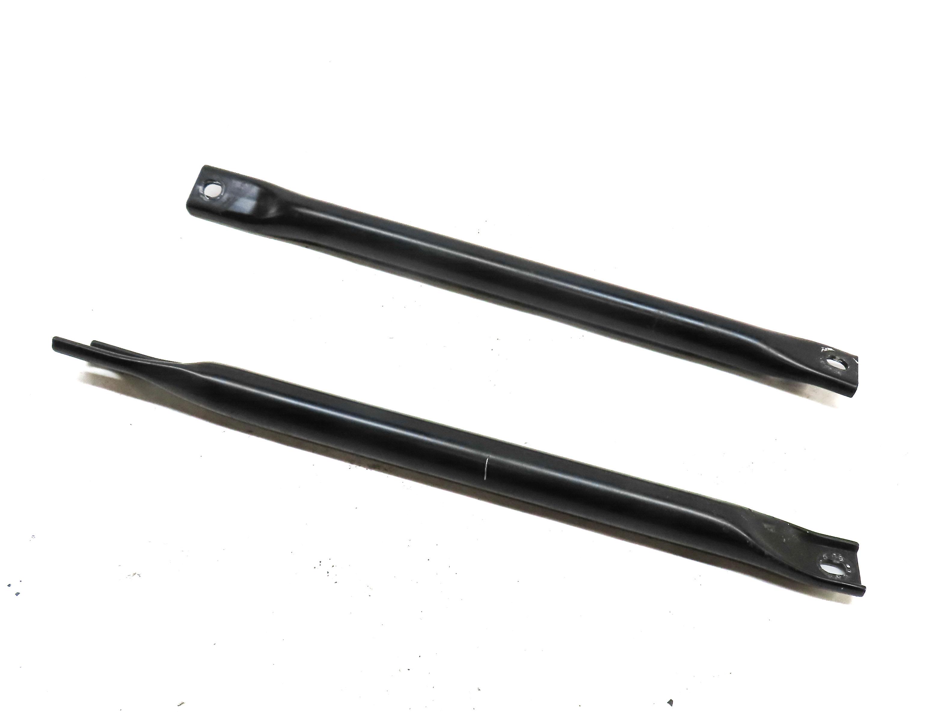 2013 BMW 535i F10 ENGINE BAY RADIATOR SUPPORT BRACE BAR PIPE SET 7180315 7180316 — exact item pictured
