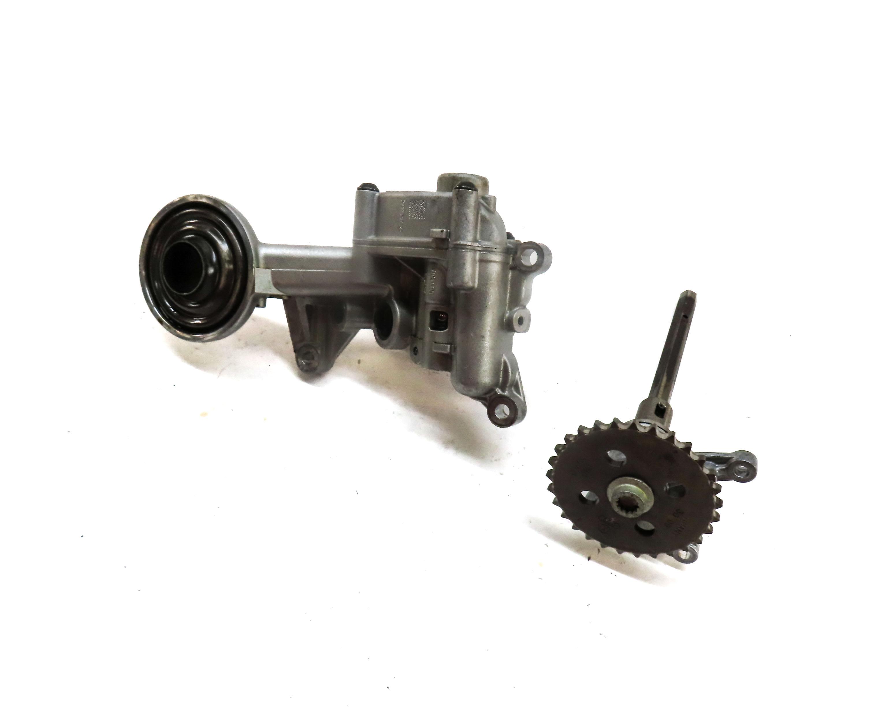 2010 AUDI Q5 (B8 8R) 3.2L CALB ENGINE OIL PUMP w/ SPROCKET GEAR 06E109361F — exact item pictured