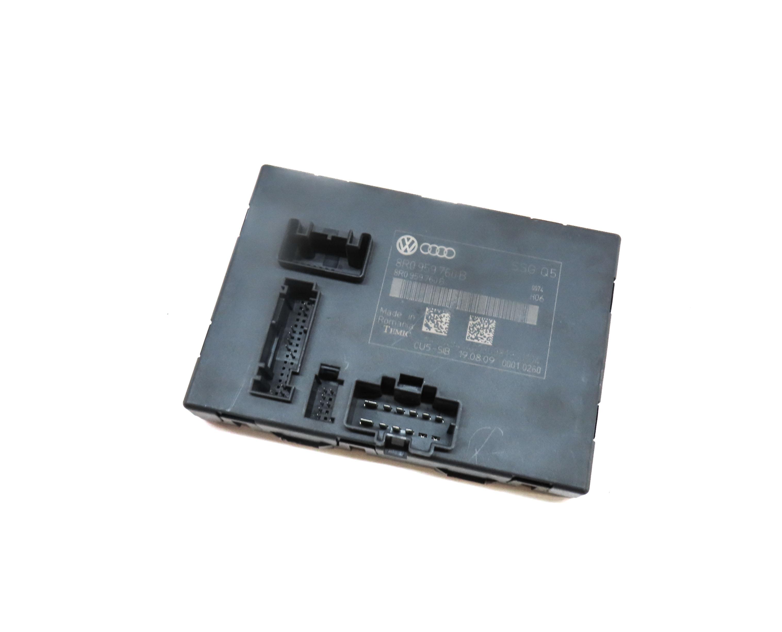 2009-2017 AUDI Q5 (8R) LEFT FRONT DRIVER MEMORY SEAT CONTROL MODULE COMPUTER — exact item pictured
