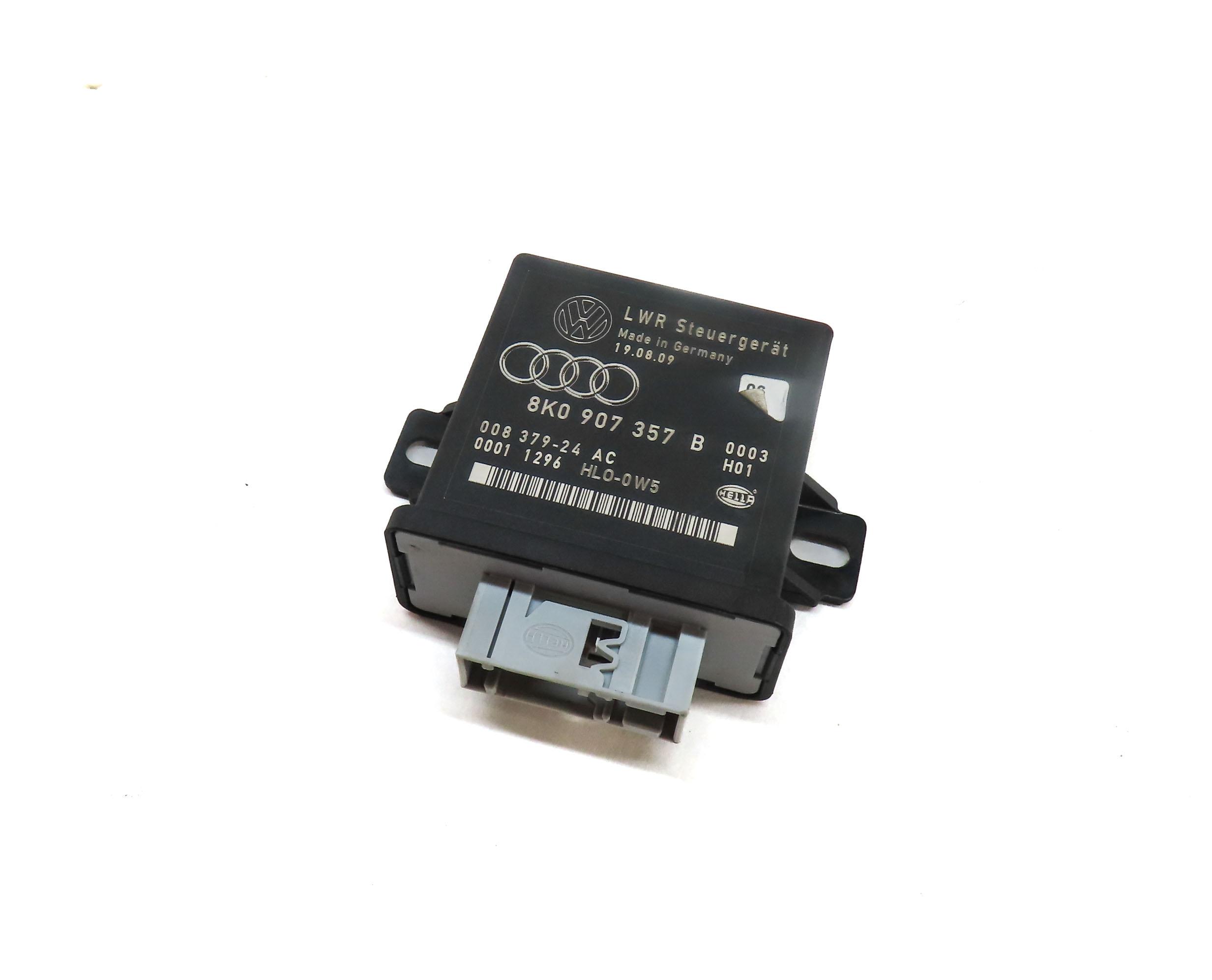 2010 AUDI Q5 (B8 8R) ADAPTIVE AFS HEADLIGHT RANGE CONTROL MODULE 8K0907357B — exact item pictured