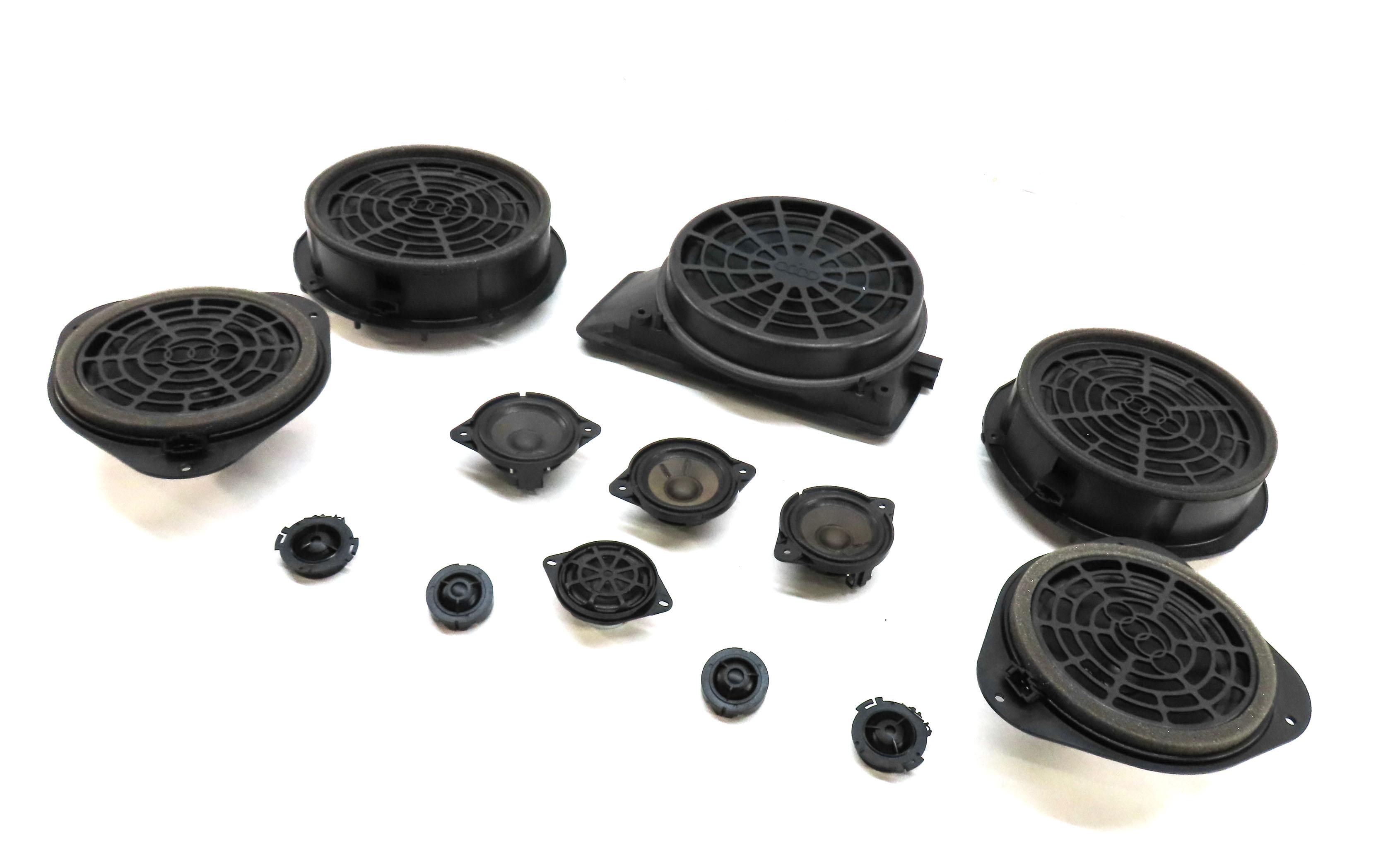 2014 AUDI A5 COUPE (B8 8T) WOOFER MIDRANGE TWEETER BANG & OLUFSEN SPEAKER SET 13 — exact item pictured
