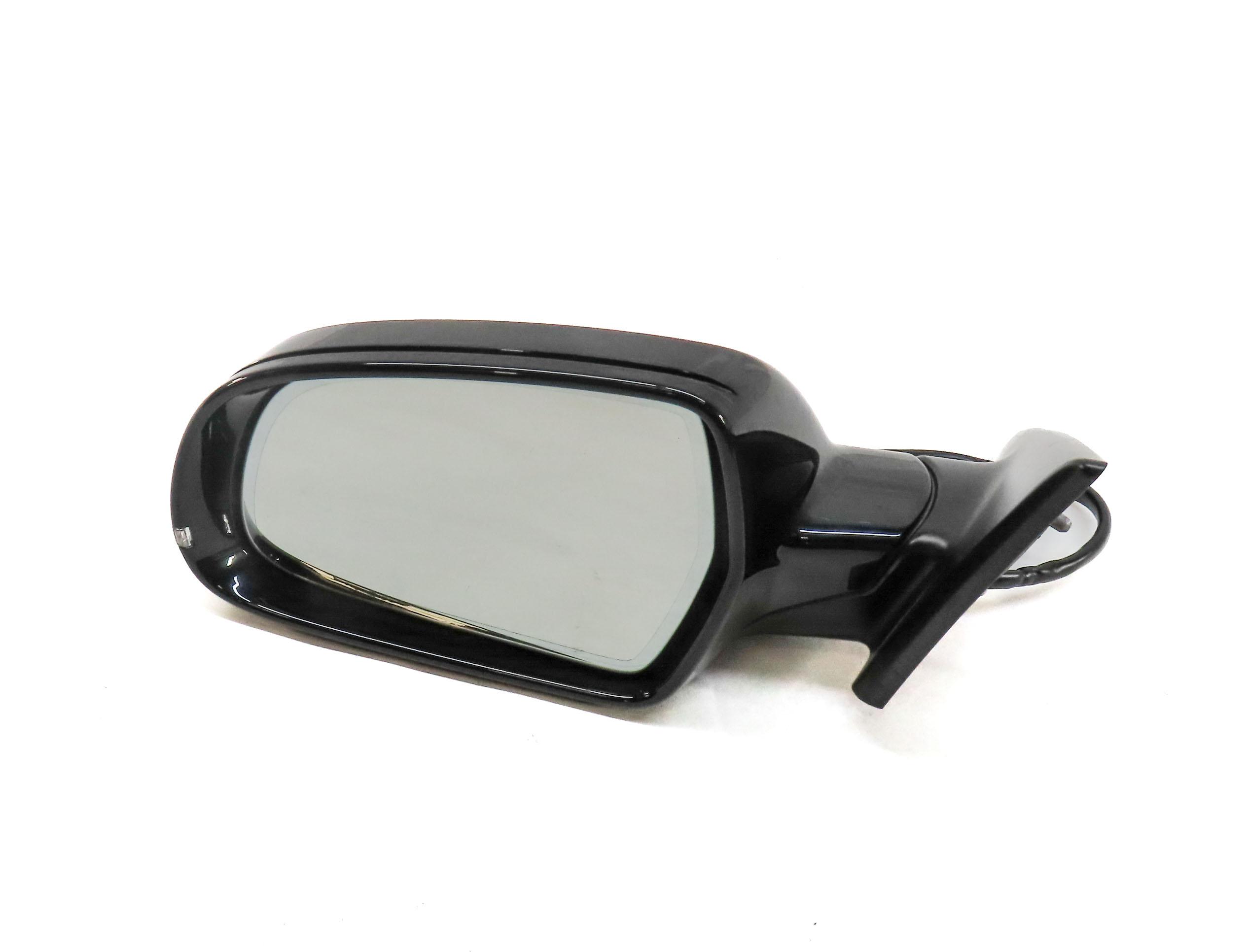 09-14 AUDI A5 S5 (B8 8T) LEFT DRIVER HEATED AUTODIM MEMORY DOOR MIRROR (BLACK) — exact item pictured