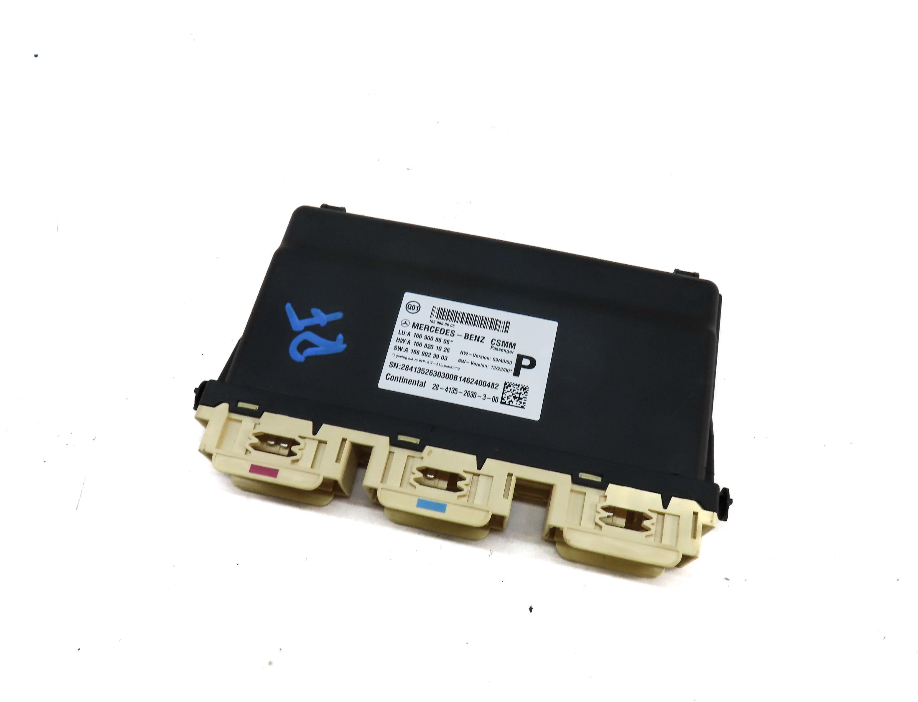 2015 MERCEDES ML400 (W166) FRONT RIGHT PASSENGER SEAT CONTROL MODULE 1669008606 — exact item pictured