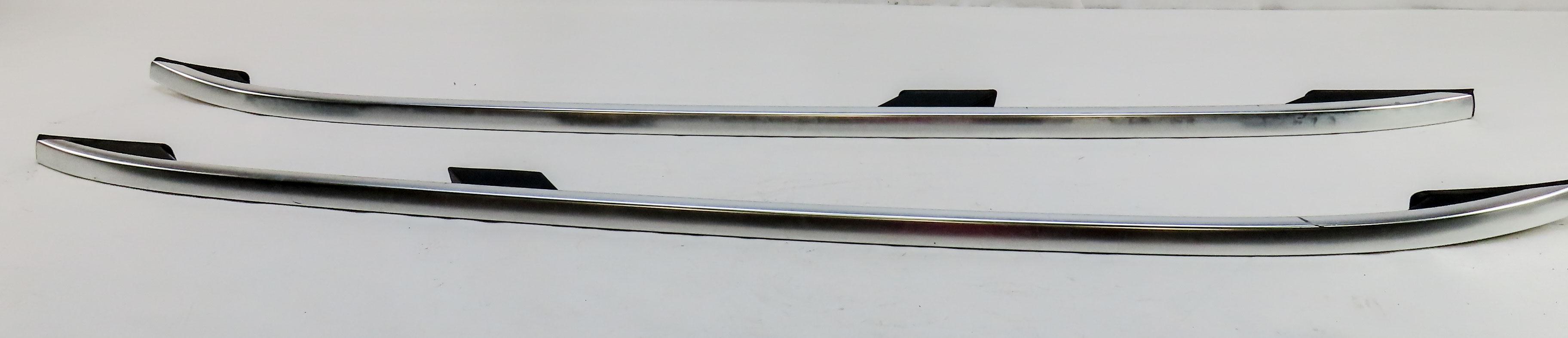 2015 MERCEDES ML400 (W166) LEFT RIGHT ROOF RACK RAIL SET2 (FRONT TO BACK) SILVER — exact item pictured