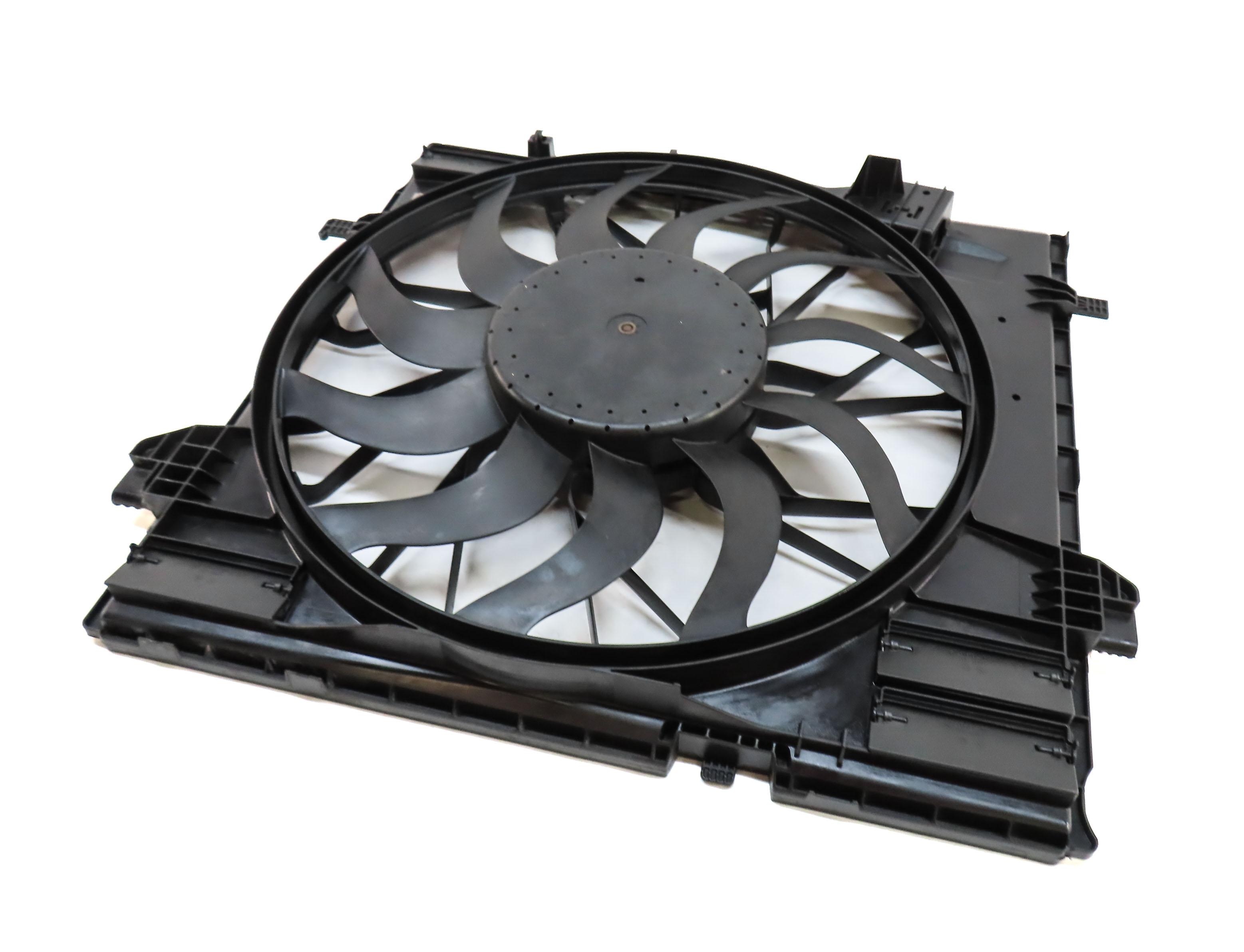 13-19 MERCEDES GL GLE GLS ML (W166 X166) 600w RADIATOR COOLING FAN (TOW PACKAGE) — exact item pictured