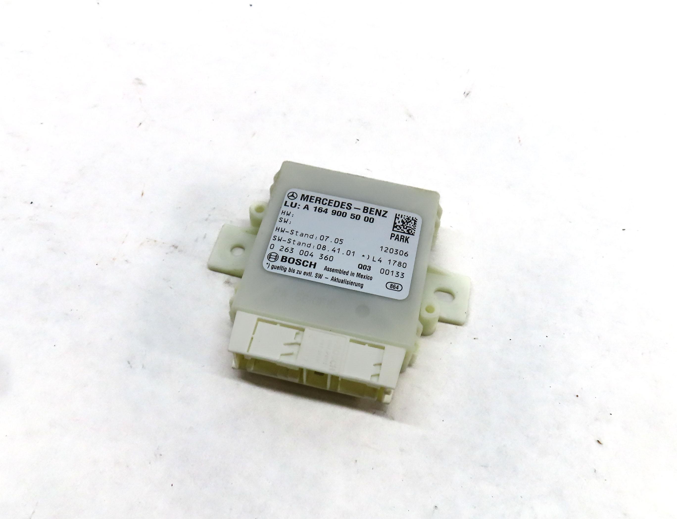 2012 MERCEDES GL350 (X164) PARK ASSIST PDC SENSOR CONTROL MODULE 1649005000 — exact item pictured