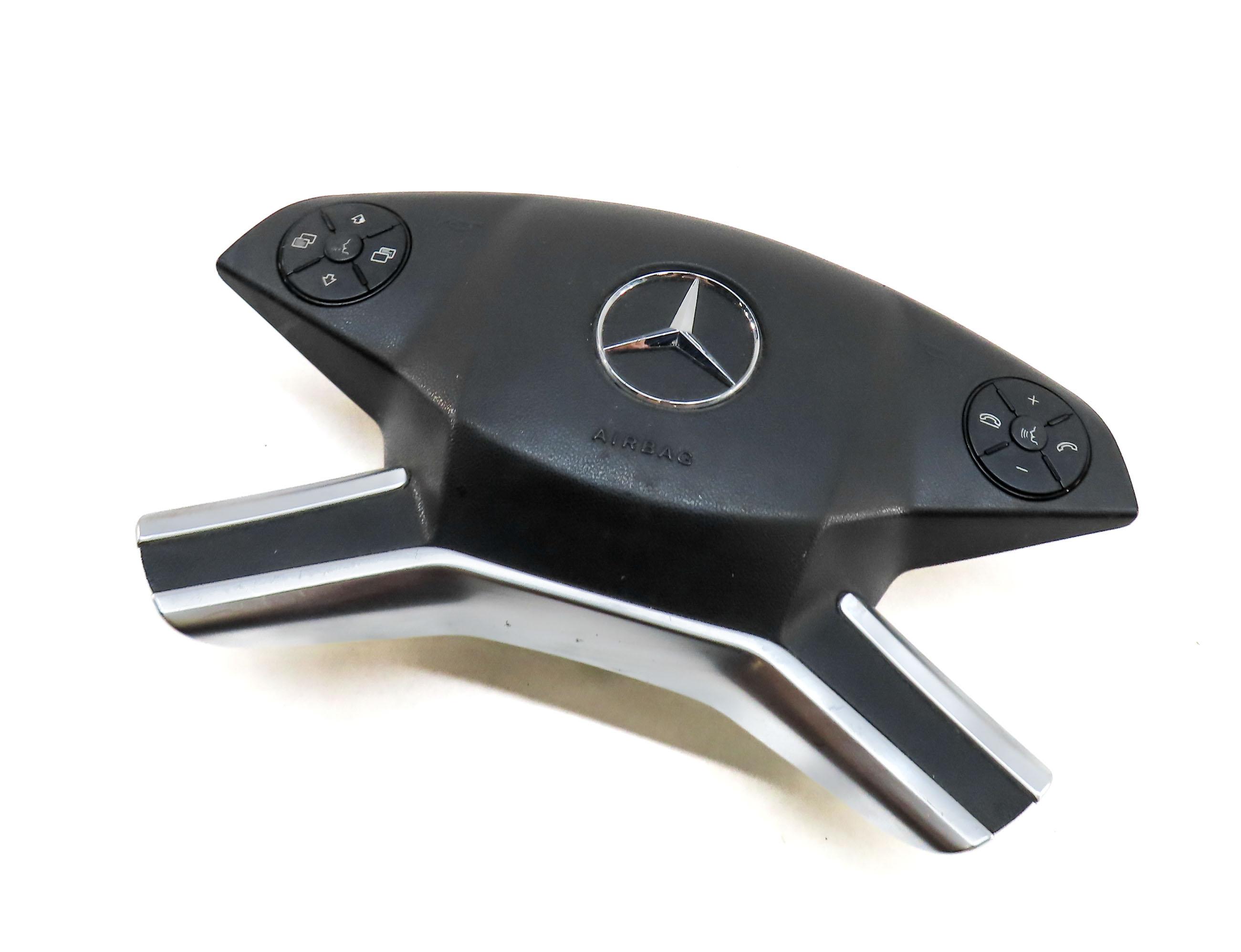2012 MERCEDES GL350 (X164) STEERING WHEEL AIRBAG AIR BAG (BLACK) 1648601802 — exact item pictured