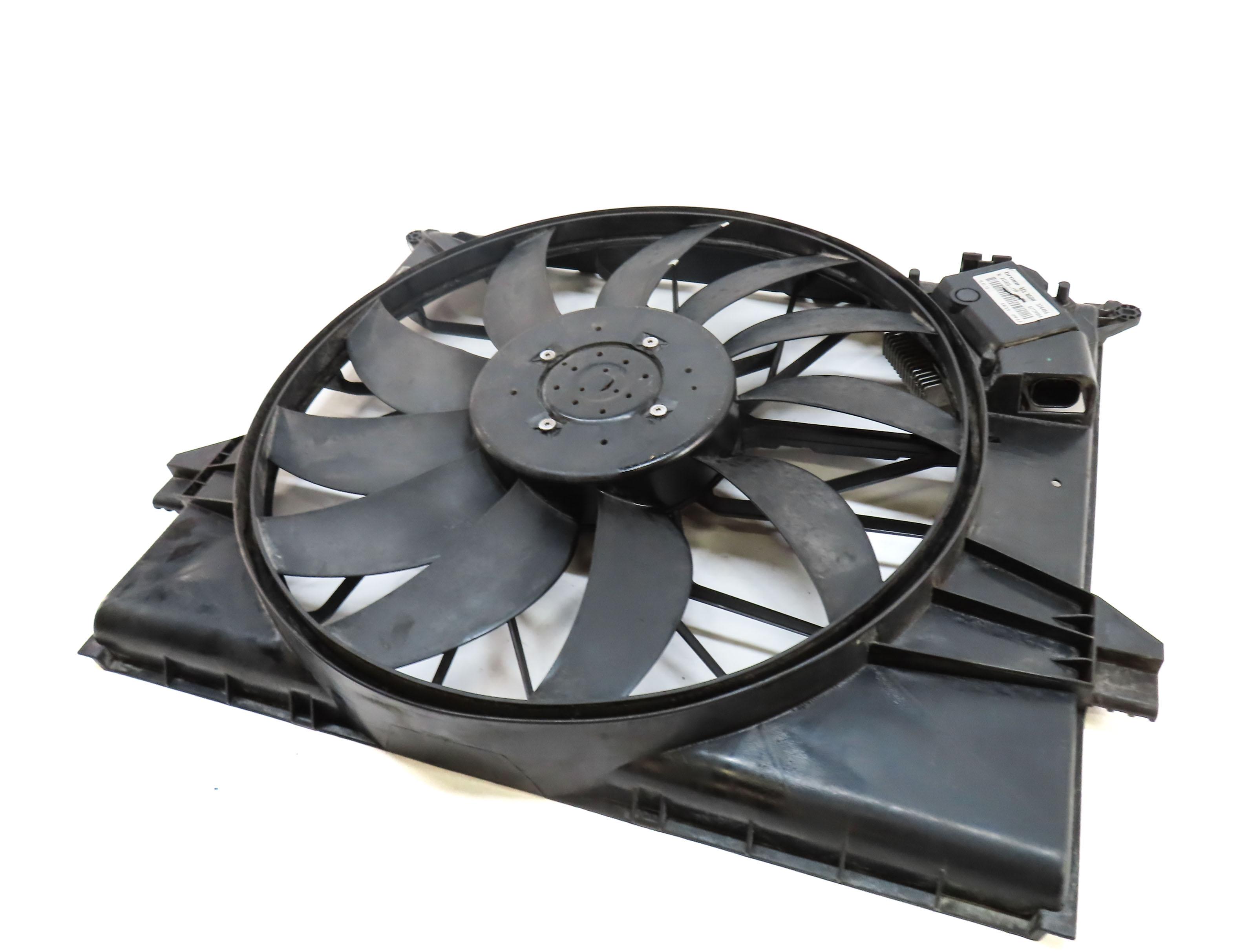 2007-2012 MERCEDES GL ML R CLASS (X164 W164 W251) RADIATOR COOLING FAN w/ SHROUD — exact item pictured