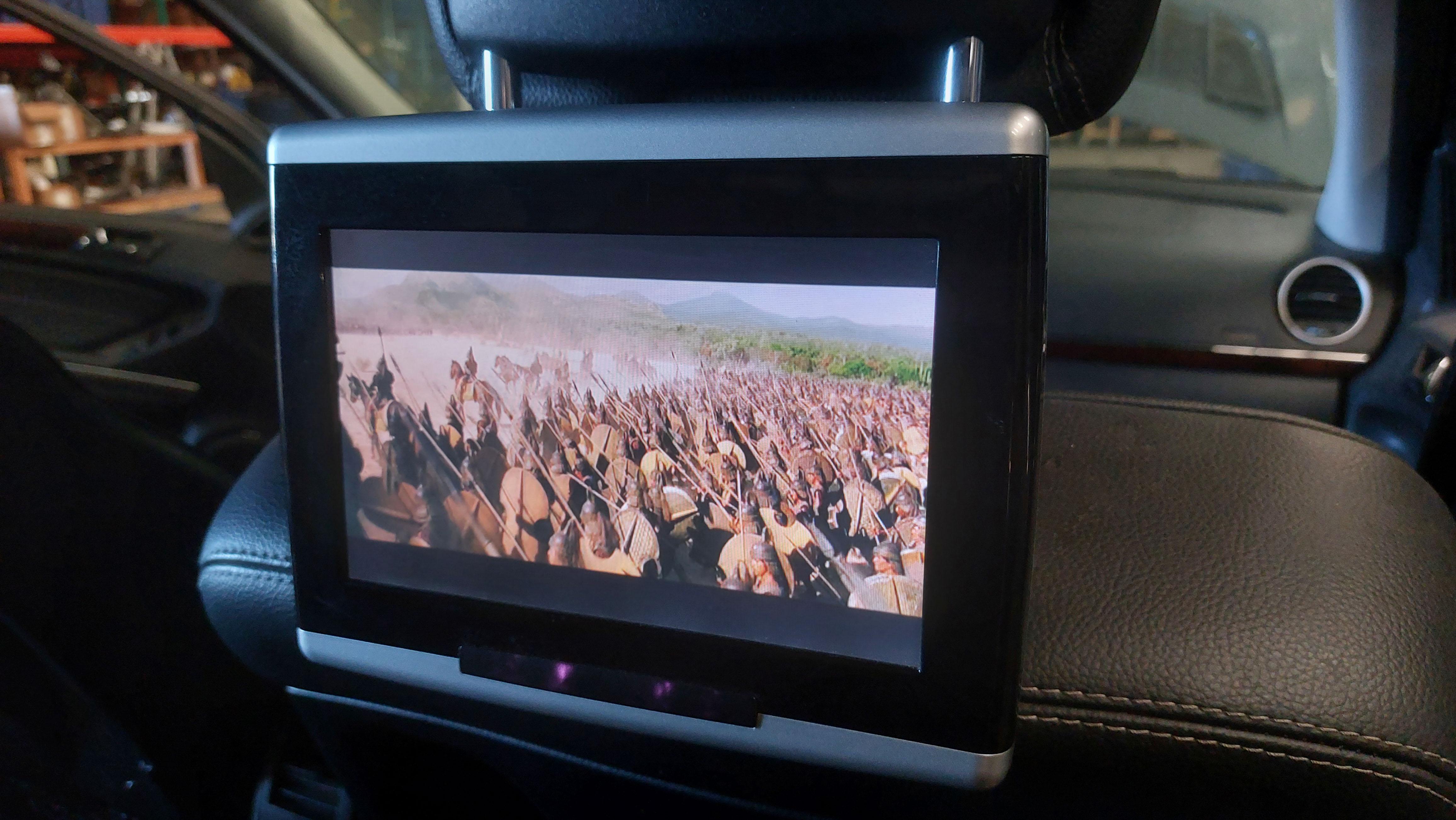 2009-2013 MERCEDES GL ML R CLASS (W164 W251 X164) HEADREST ENTERTAINMENT SCREEN — exact item pictured