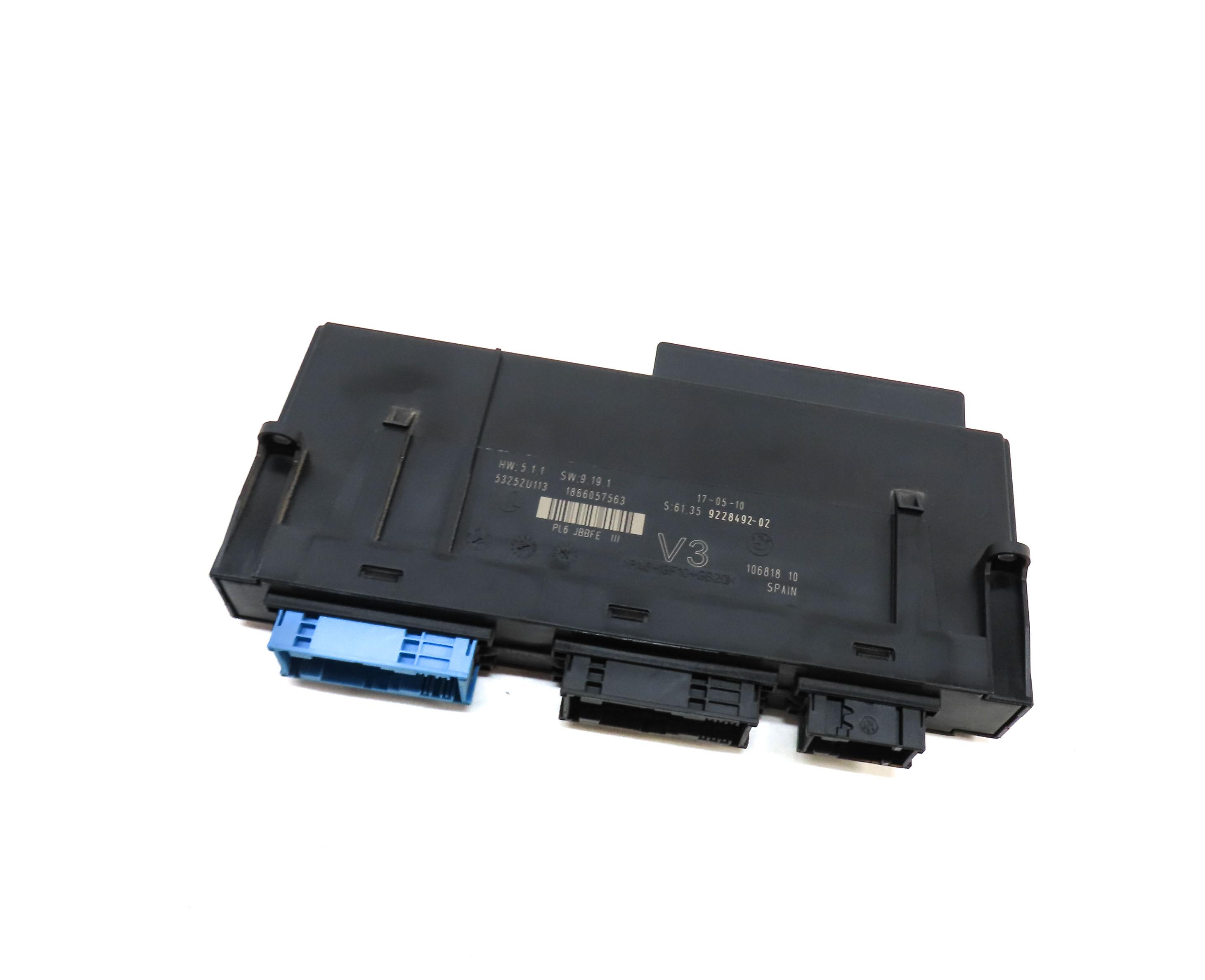 2010-2011 BMW 528i 535i 550i 535iGT 550iGT (F07 F10) MAIN BODY CONTROL MODULE — exact item pictured