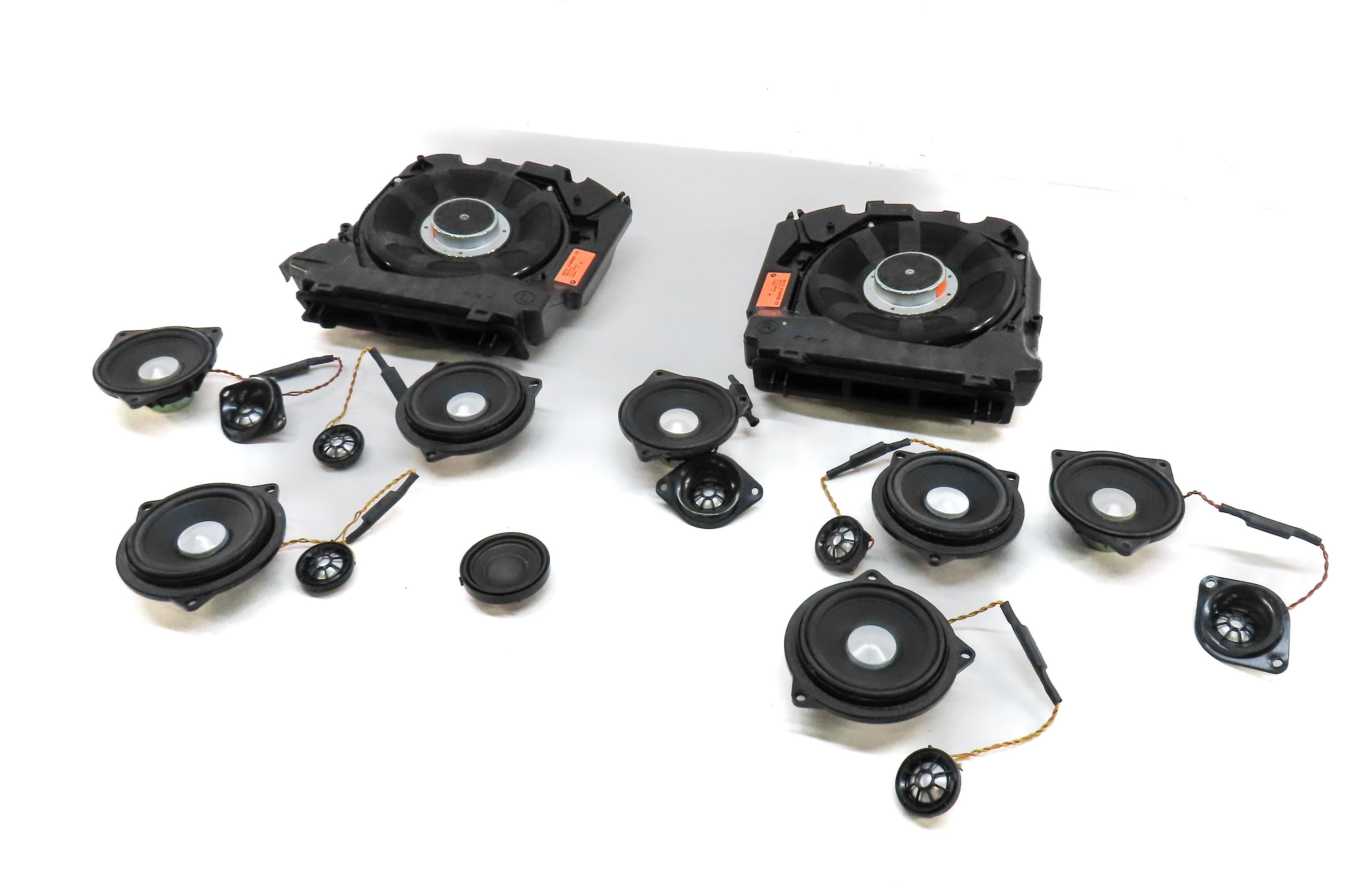 2011 BMW 535i (F10) DOOR DASH DECK WOOFER MIDRANGE TWEETER SPEAKER SET 17 — exact item pictured