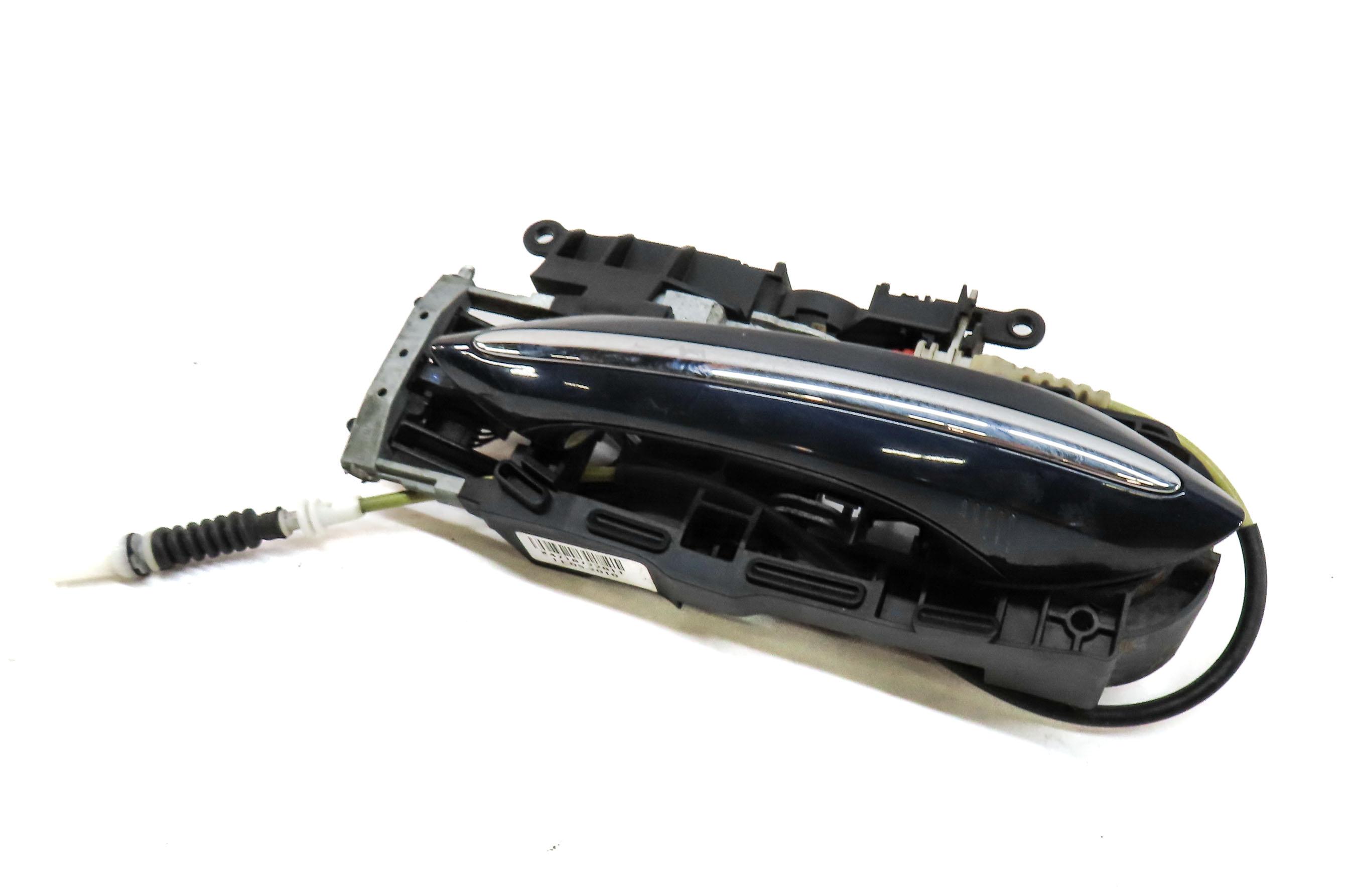 09-19 BMW 5 6 7 SERIES (F01 F07 F10 F12) RIGHT REAR COMFORT DOOR HANDLE (BLUE) — exact item pictured