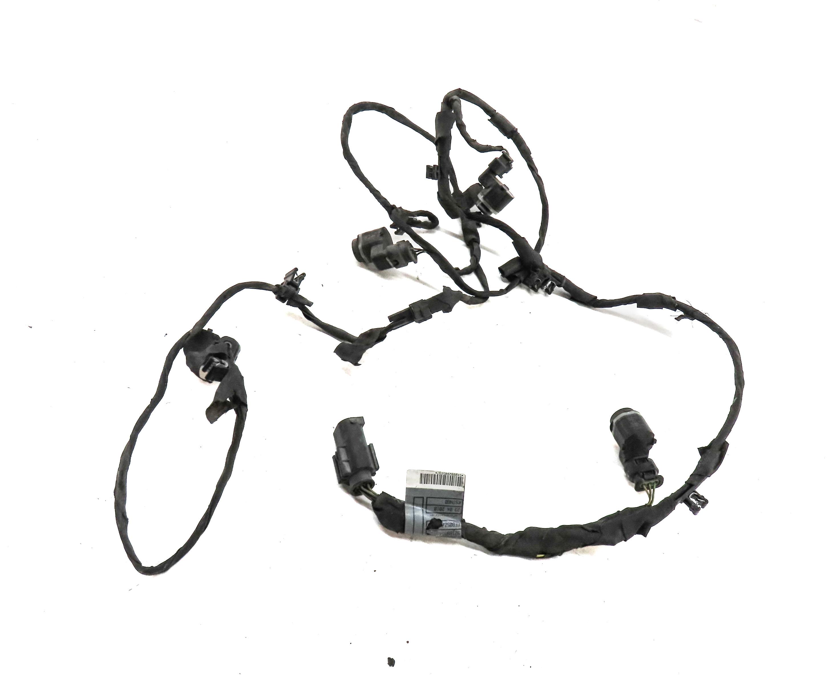 2011 BMW 535i (F10) FRONT PARK ASSIST PDC SENSOR SET4 (BLUE) & WIRE HARNESS — exact item pictured