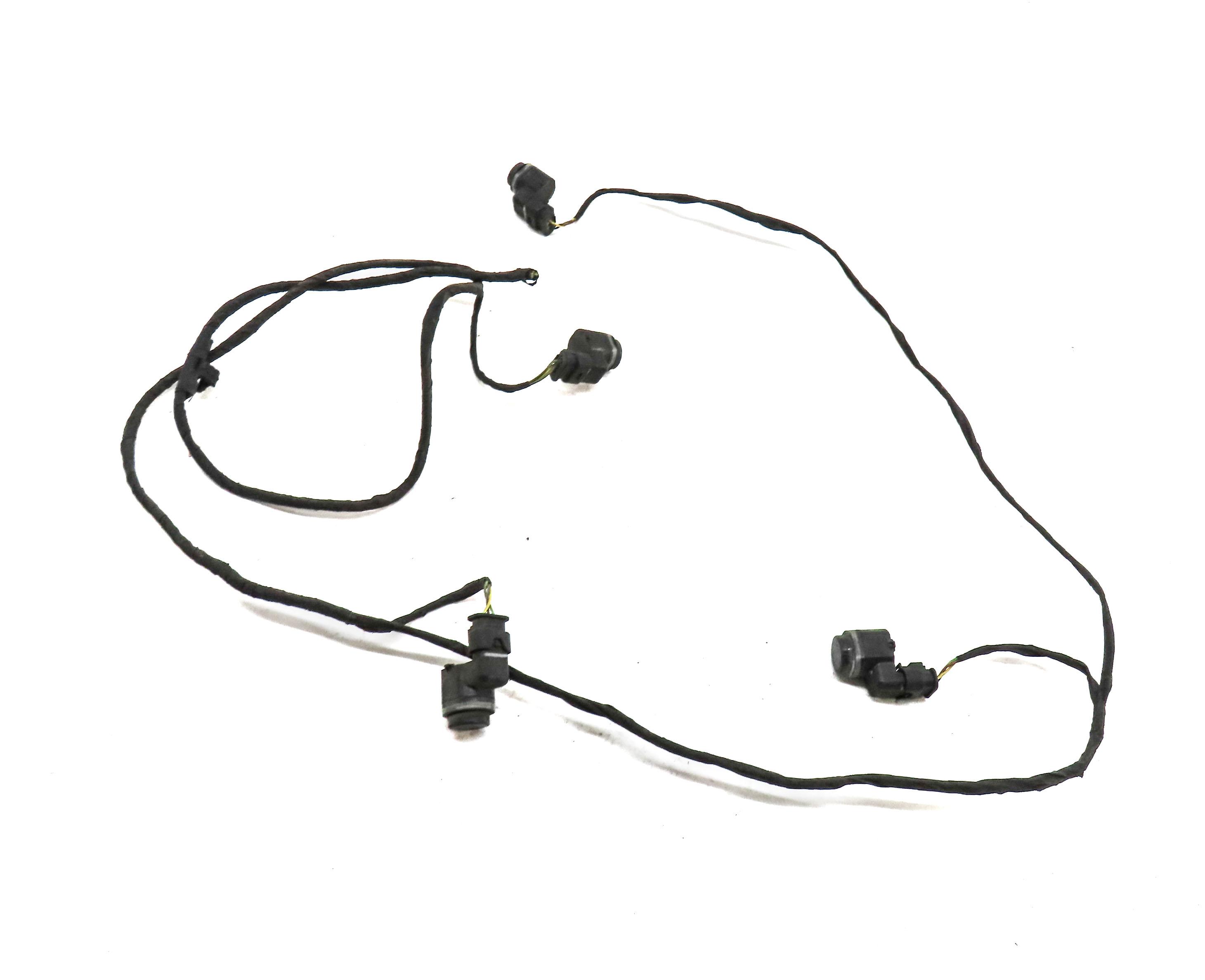 2011 BMW 535i (F10) REAR PARK ASSIST PDC SENSOR SET4 (BLUE) w/ WIRE HARNESS — exact item pictured