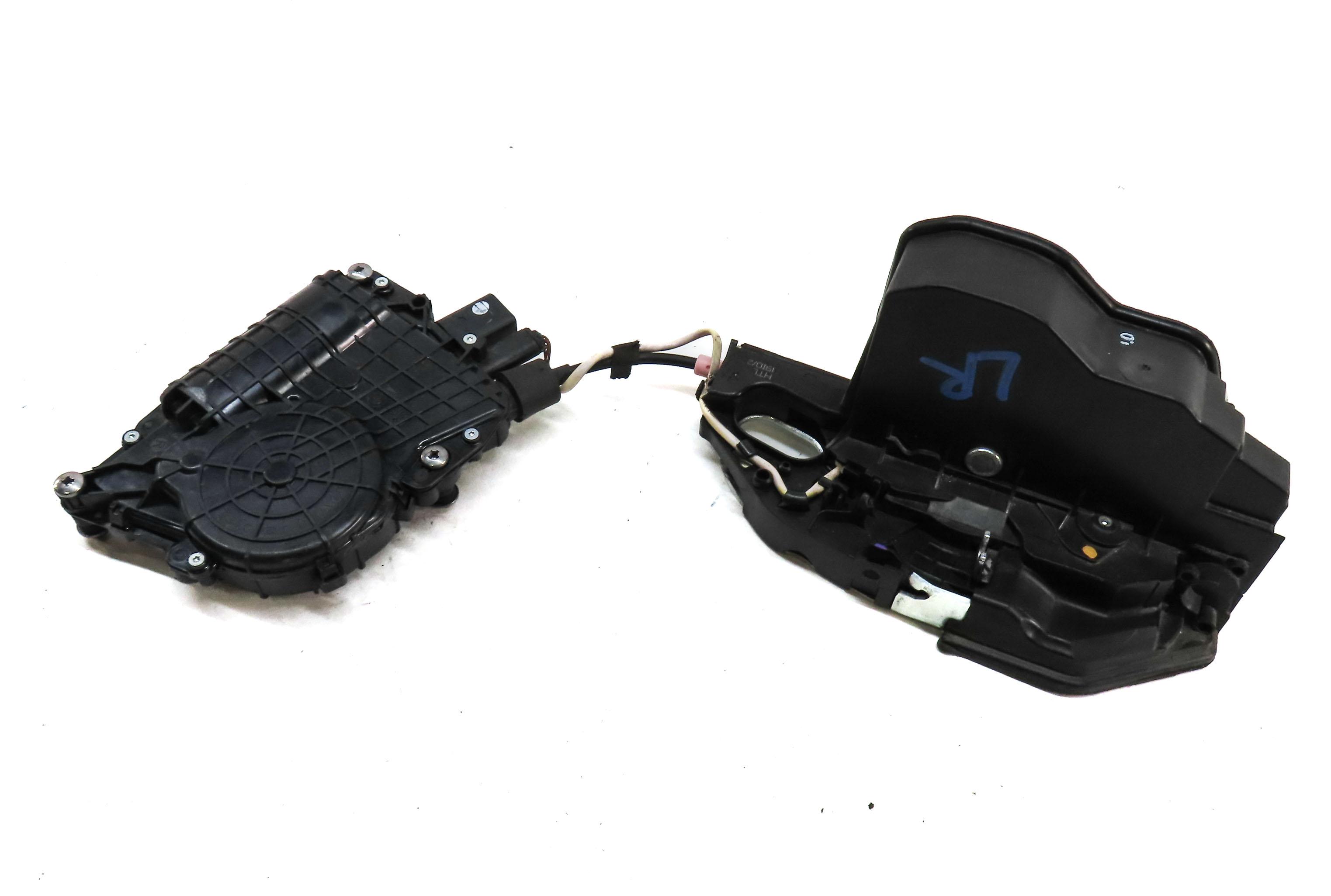 2011-2016 BMW 528i 535i 550i M5 (F10) LEFT REAR SOFT CLOSE DOOR LOCK LATCH SET — exact item pictured