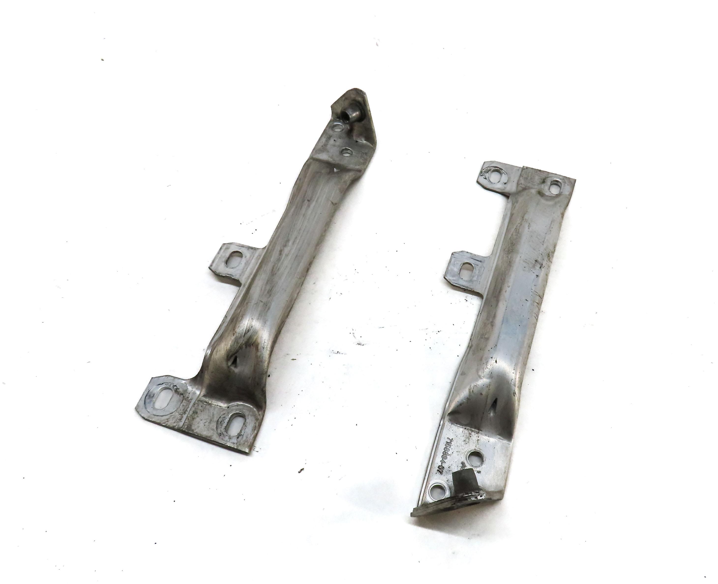 2011 BMW 535i (F10) FRONT BUMPER LEFT & RIGHT SUPPORT MOUNT BRACKET SET 2 — exact item pictured