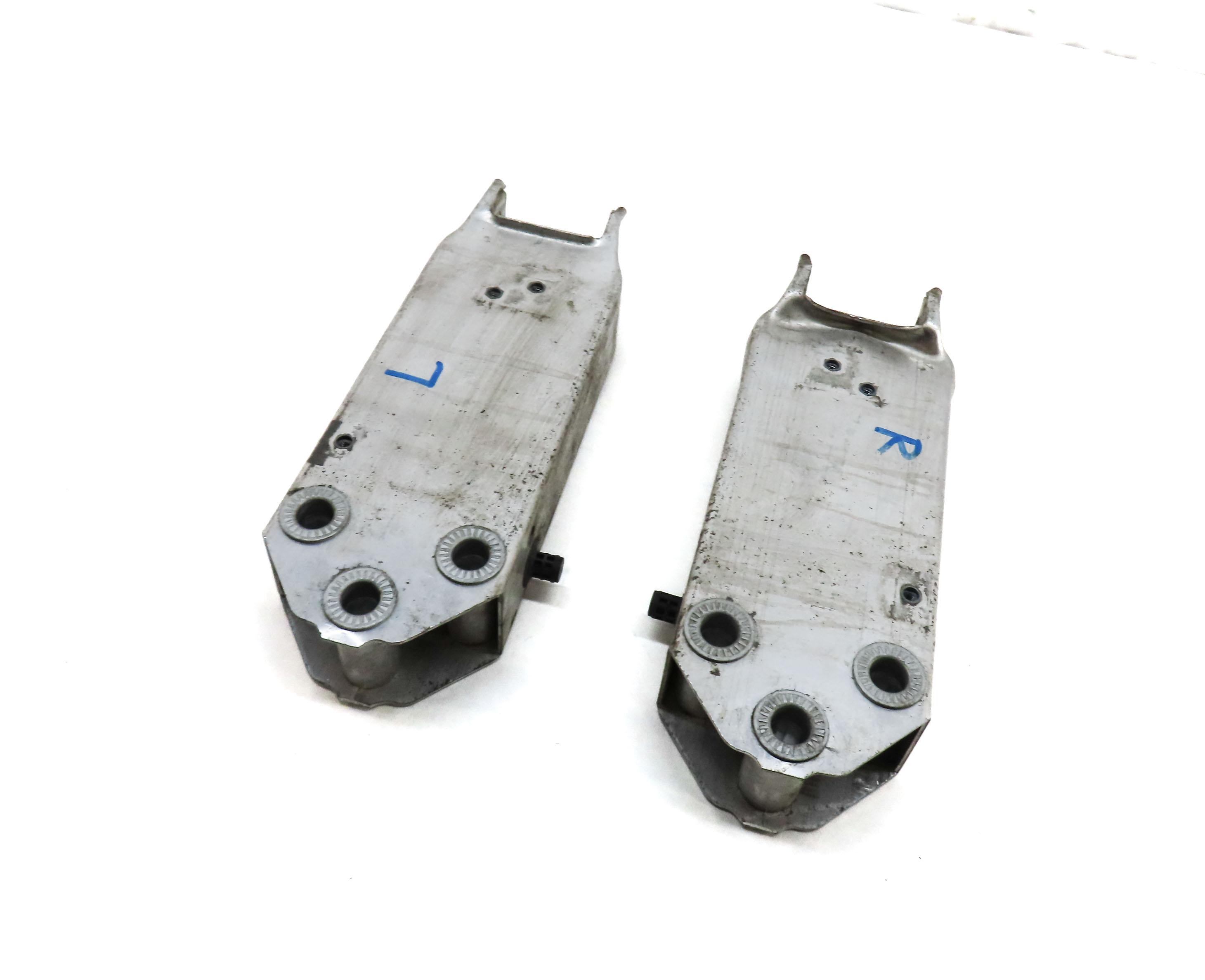 2011 BMW 535i (F10) FRONT BUMPER LEFT & RIGHT REINFORCEMENT MOUNT BRACKET SET 2 — exact item pictured