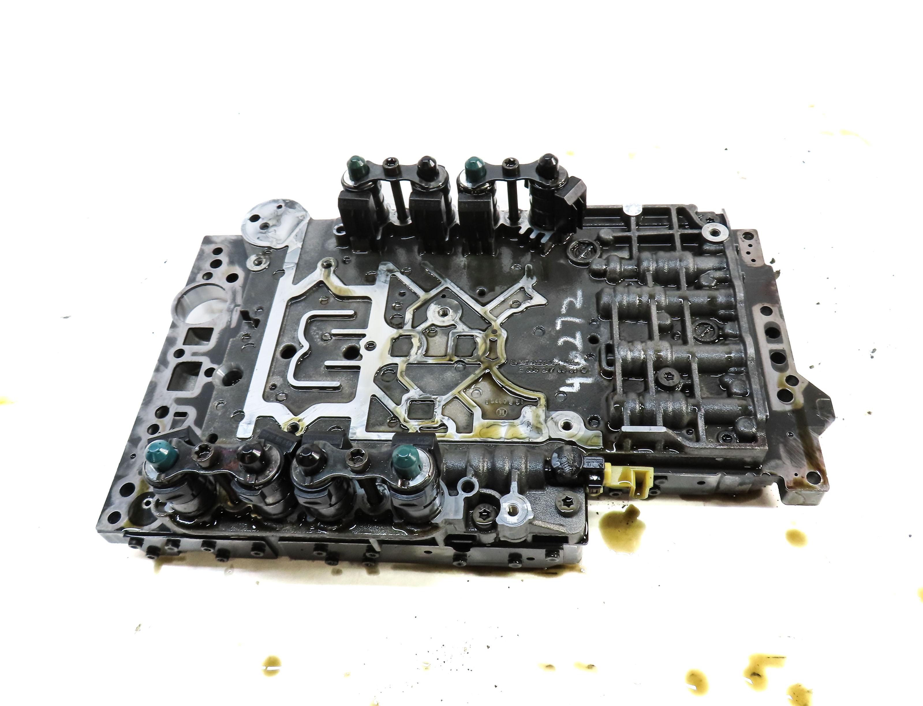 2007-2010 MERCEDES GL450 GL550 ML550 (X164) 722.9 TRANSMISSION VALVE BODY BLOCK — exact item pictured