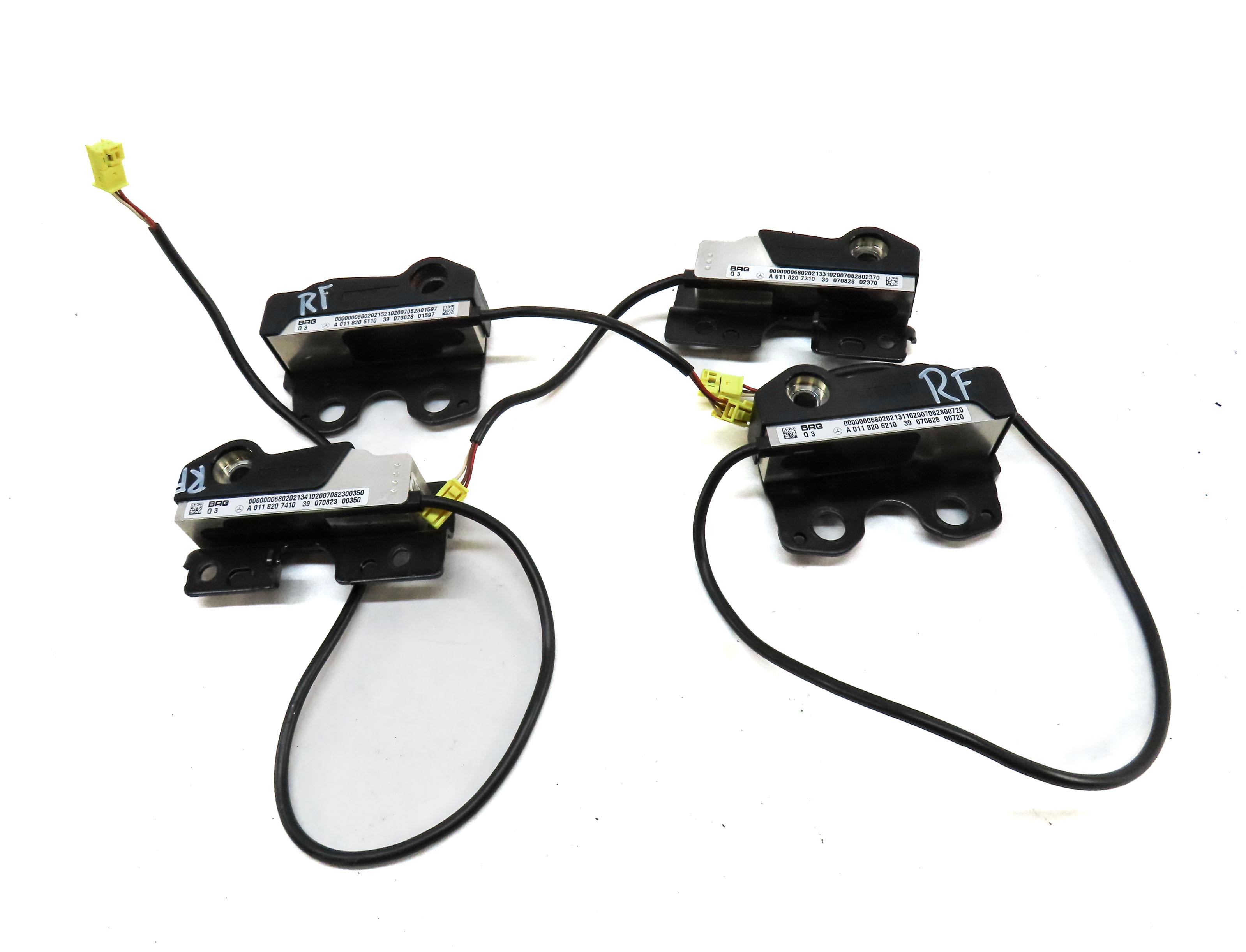 2008 MERCEDES GL450 (X164) FRONT RIGHT SEAT OCCUPANCY WEIGHT SENSOR SET 4 — exact item pictured