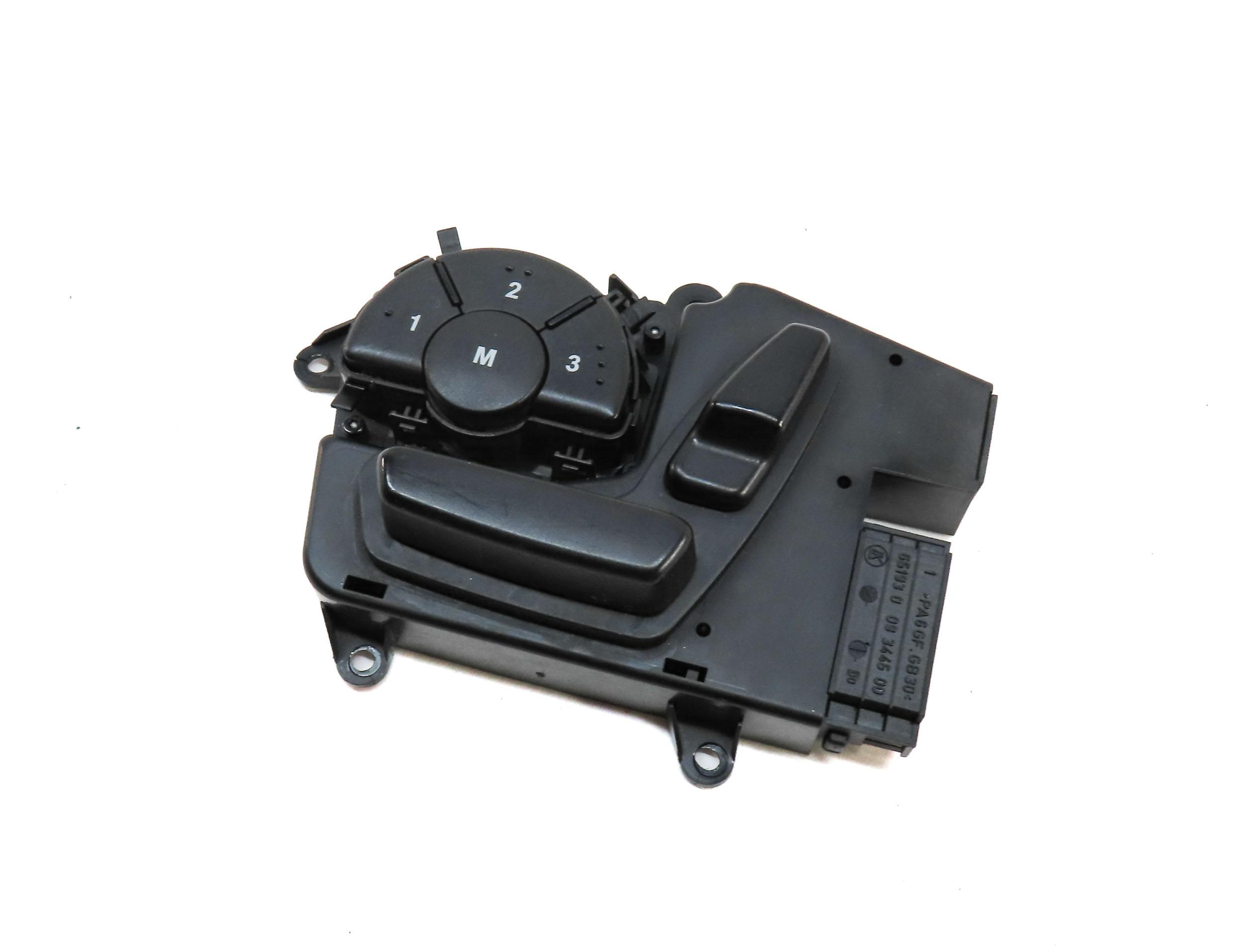 2008 MERCEDES GL450 (X164) FRONT LEFT SEAT ADJUST SWITCH w/ LUMBAR (BLACK) — exact item pictured