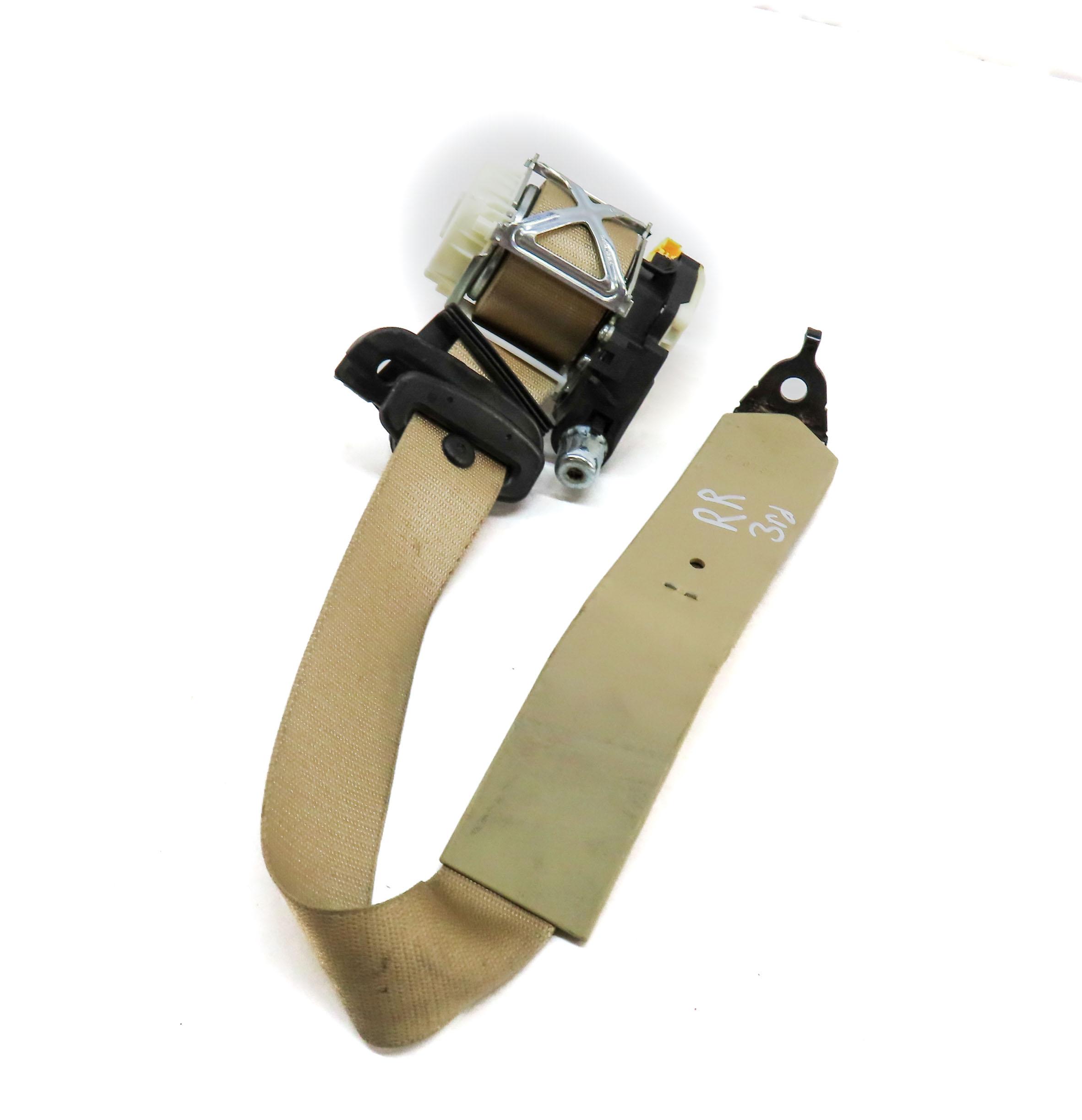 2008 MERCEDES GL450 (X164) REAR 3RD ROW SEATBELT SEAT BELT RETRACTOR (BEIGE) — exact item pictured