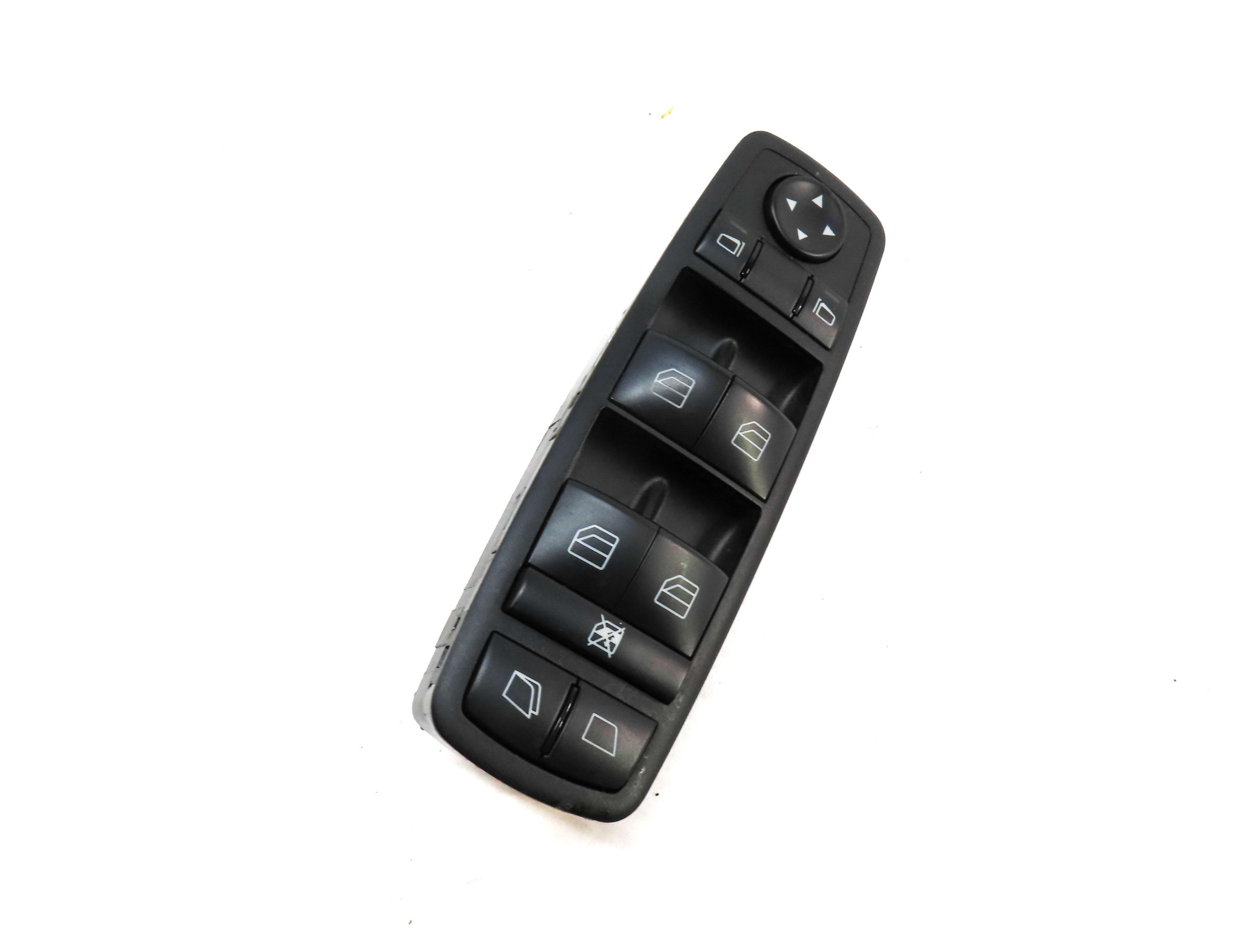 07-12 MERCEDES GL R CLASS X164 W251 FRONT LEFT DRIVER MASTER WINDOW SWITCH BLACK — exact item pictured