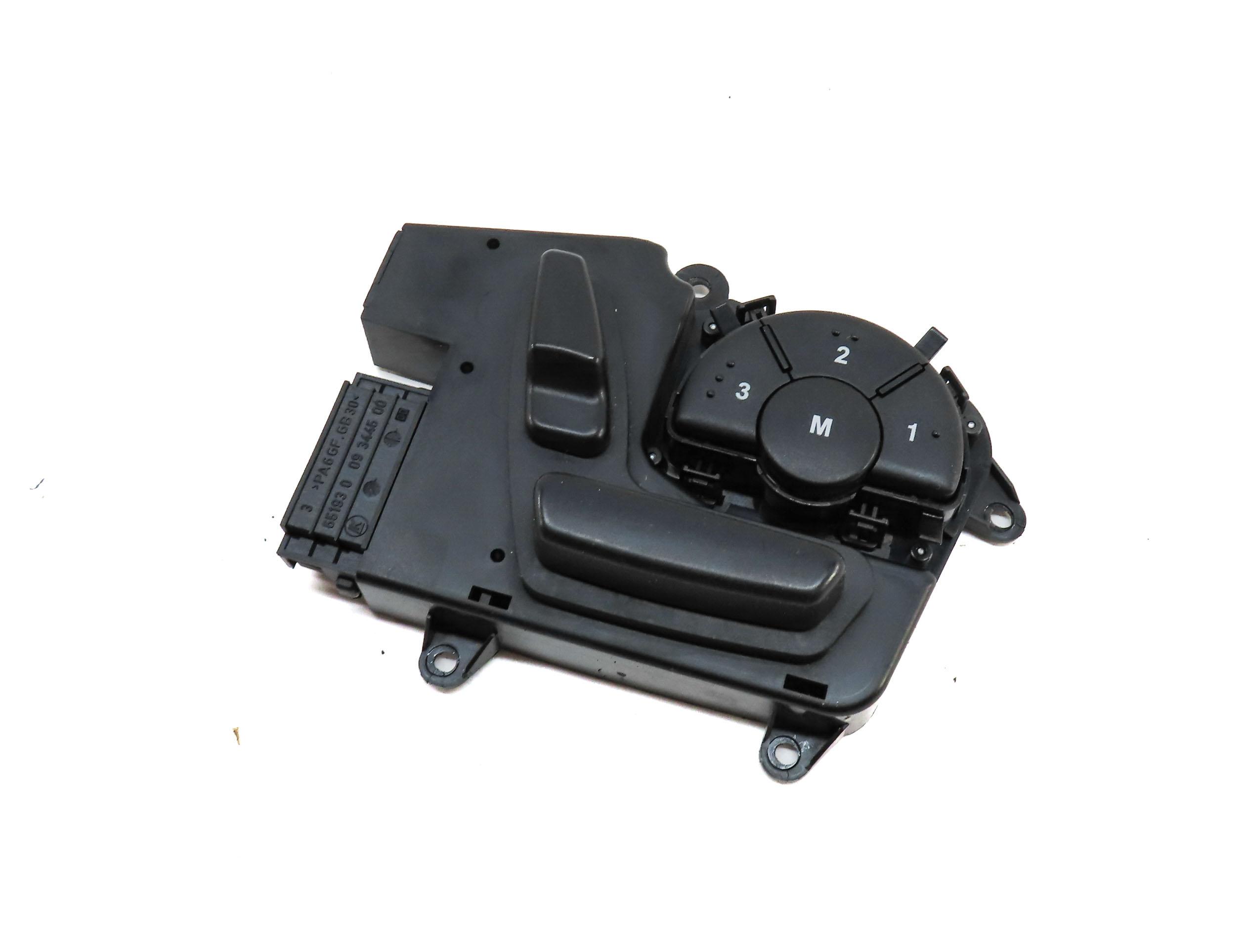 2008 MERCEDES GL450 (X164) FRONT RIGHT SEAT ADJUST SWITCH w/ LUMBAR (BLACK) — exact item pictured
