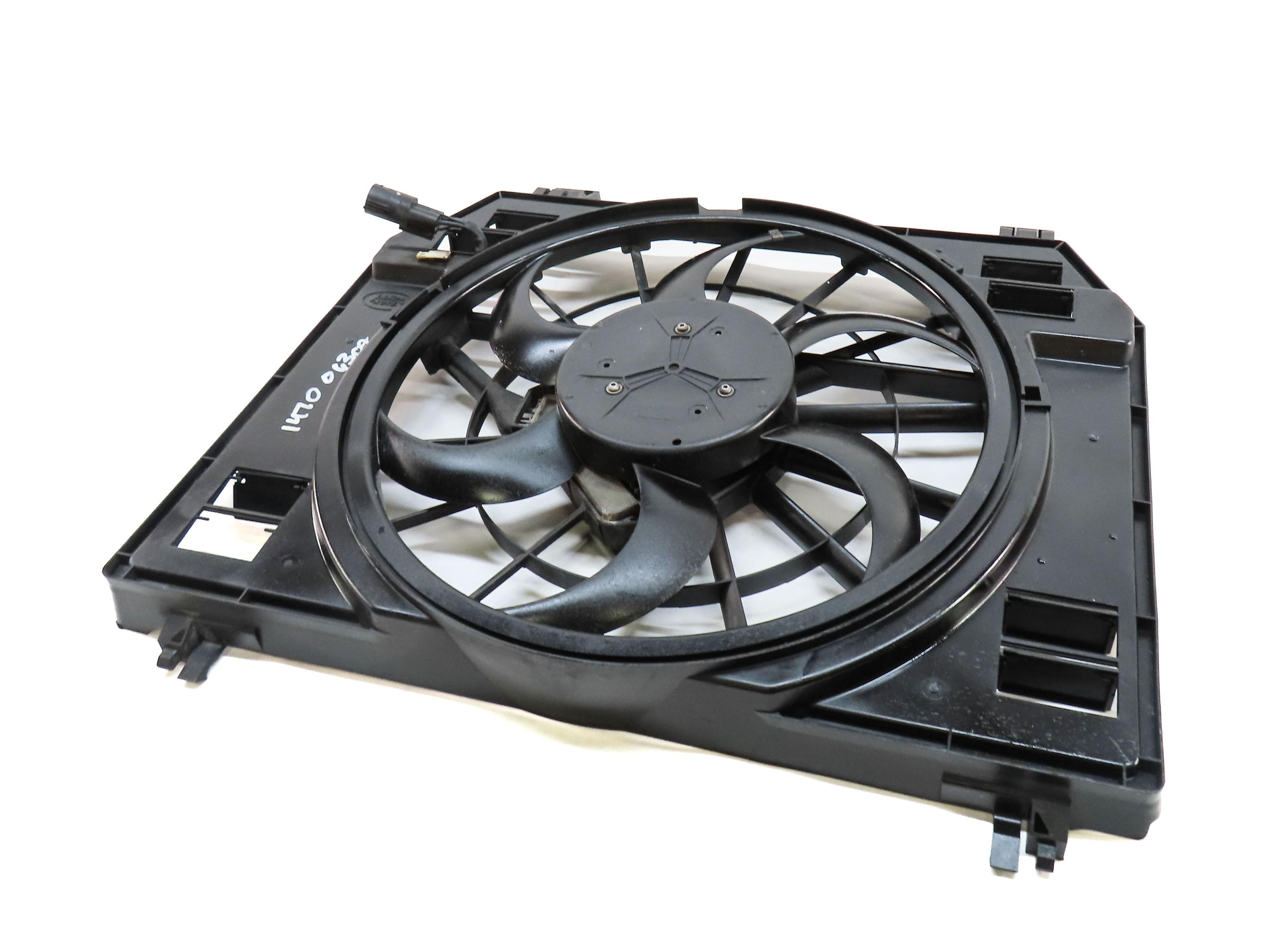 13-16 RANGE ROVER SPORT (L405 L494) CONDENSER ELECTRIC COOLING FAN & SHROUD — exact item pictured