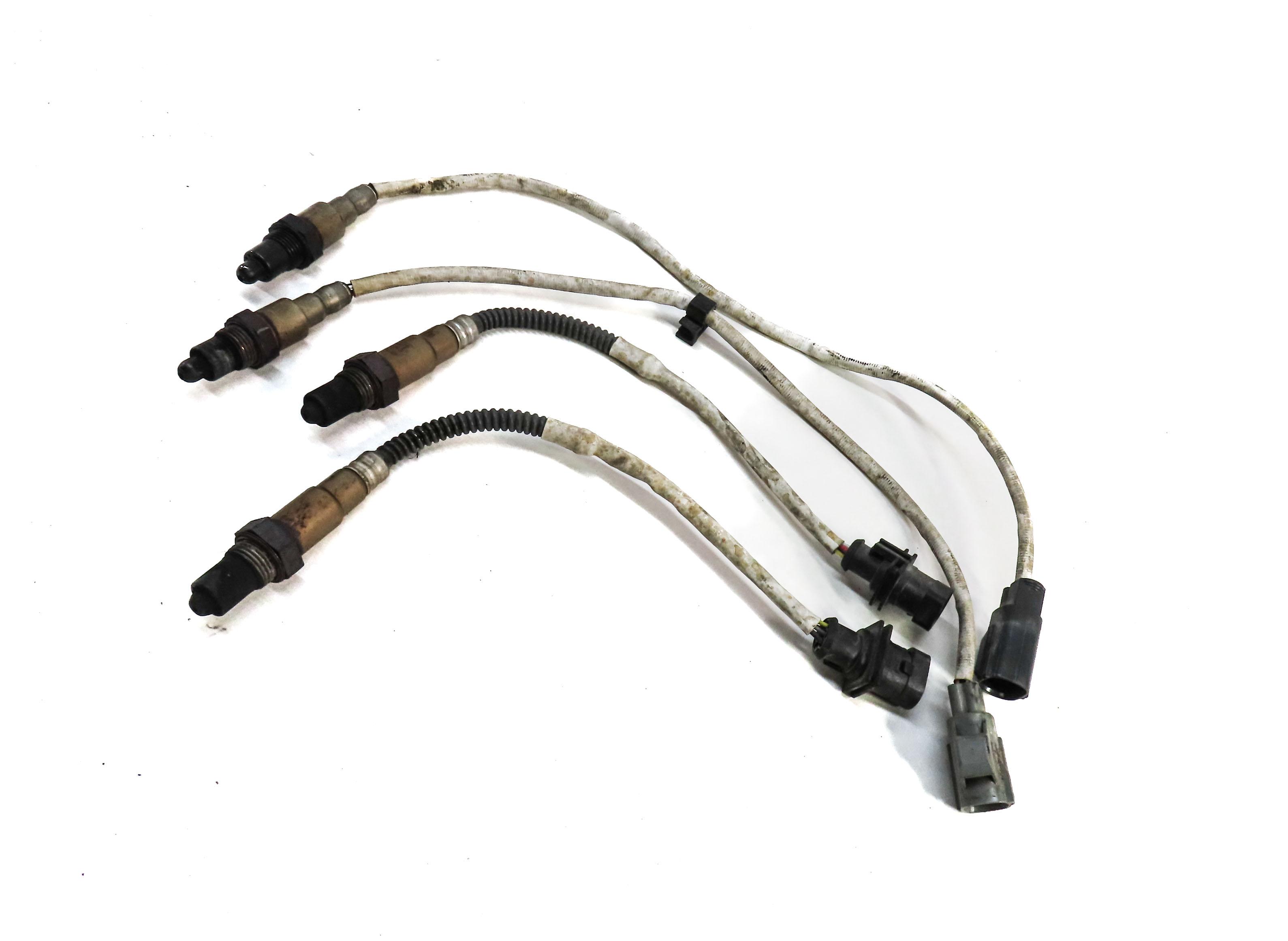 2013 LAND RANGE ROVER L405 5.0L SUPER ENGINE PRE POST CAT O2 OXYGEN SENSOR SET 4 — exact item pictured