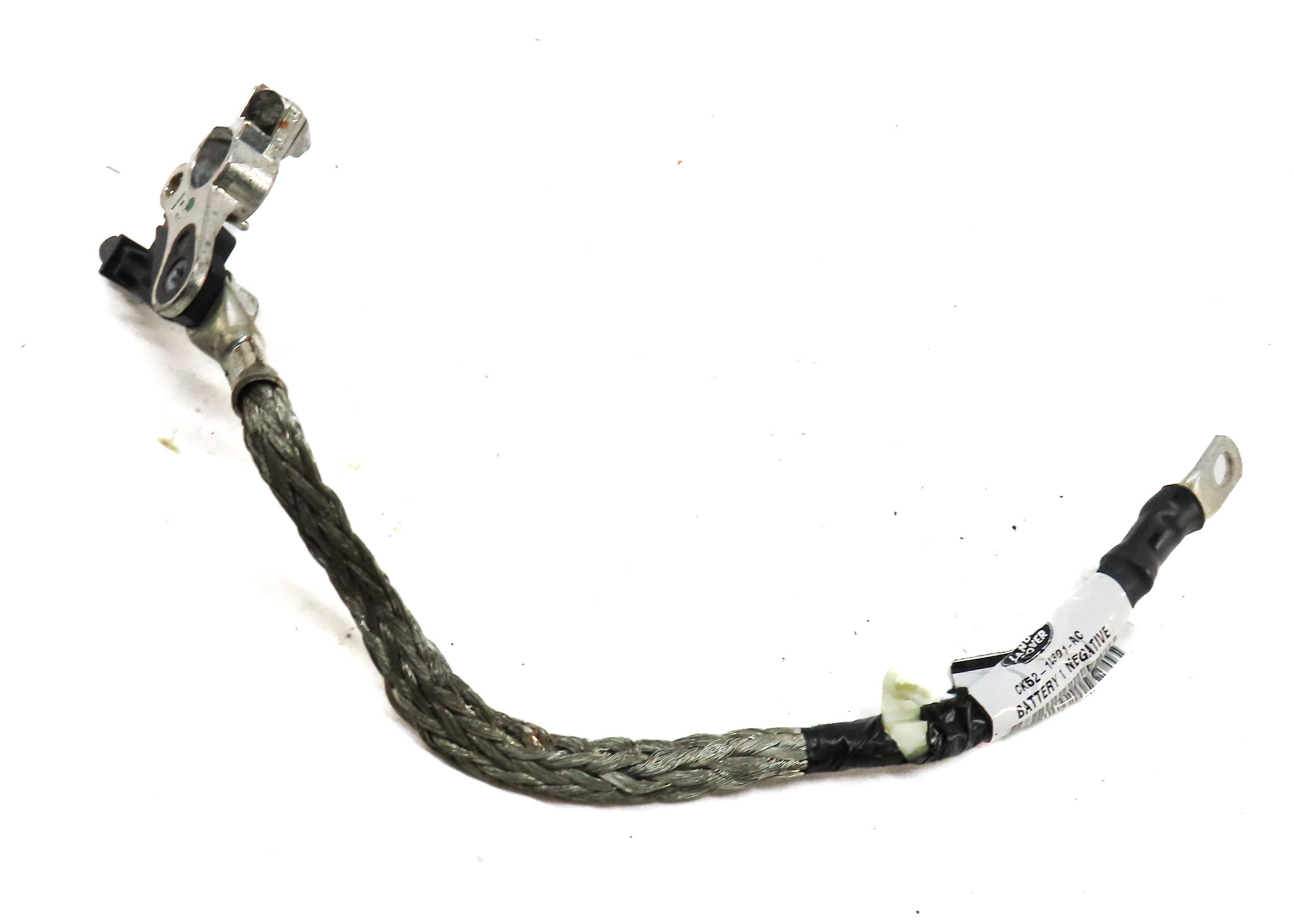 2013 LAND RANGE ROVER (L405) NEGATIVE BATTERY CABLE w/ INTELLIGENT BATTERY IBS — exact item pictured