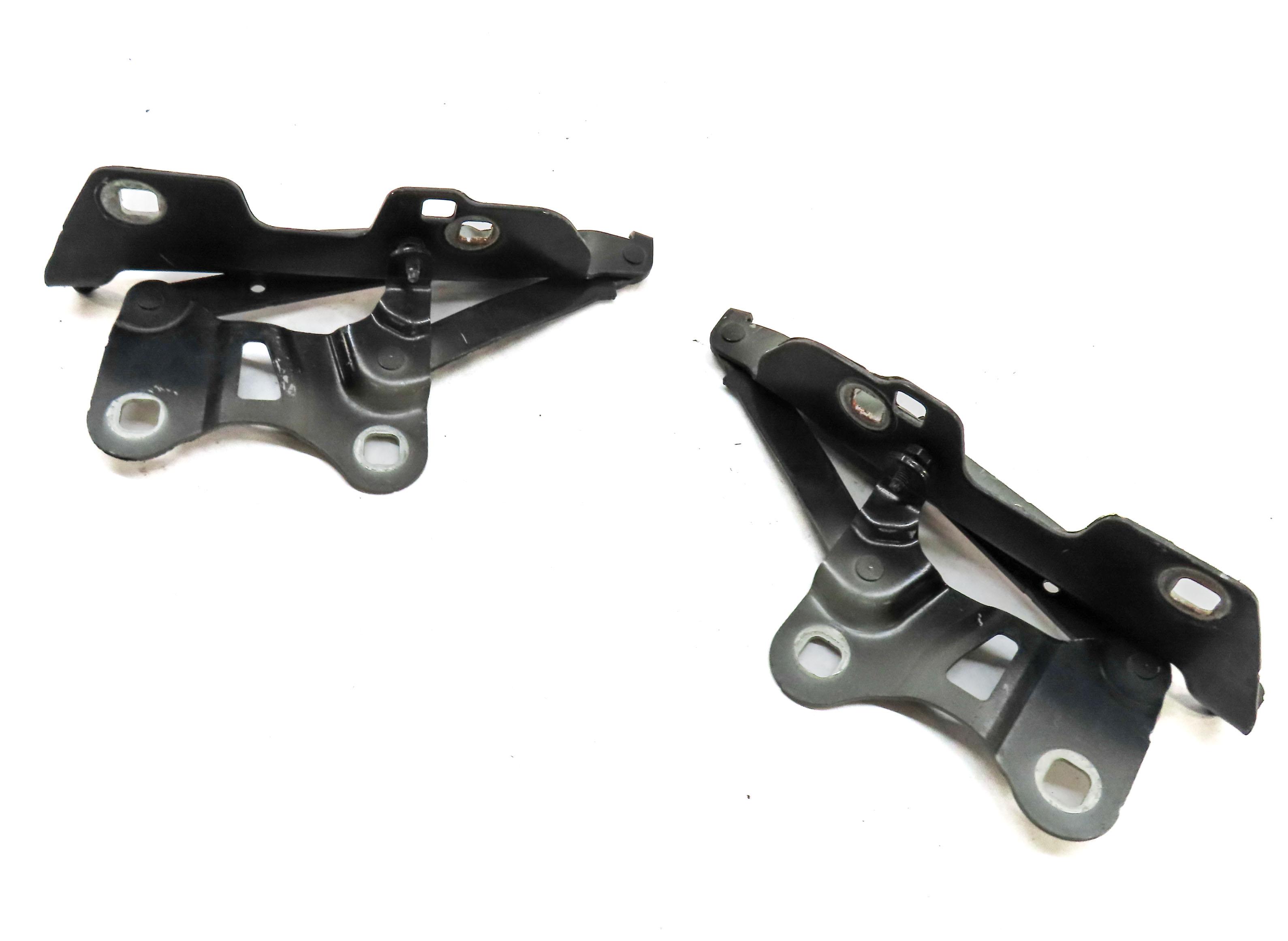 2013-2022 RANGE ROVER SPORT (L405 L494) LEFT & RIGHT HOOD HINGE SET (BLACK) — exact item pictured
