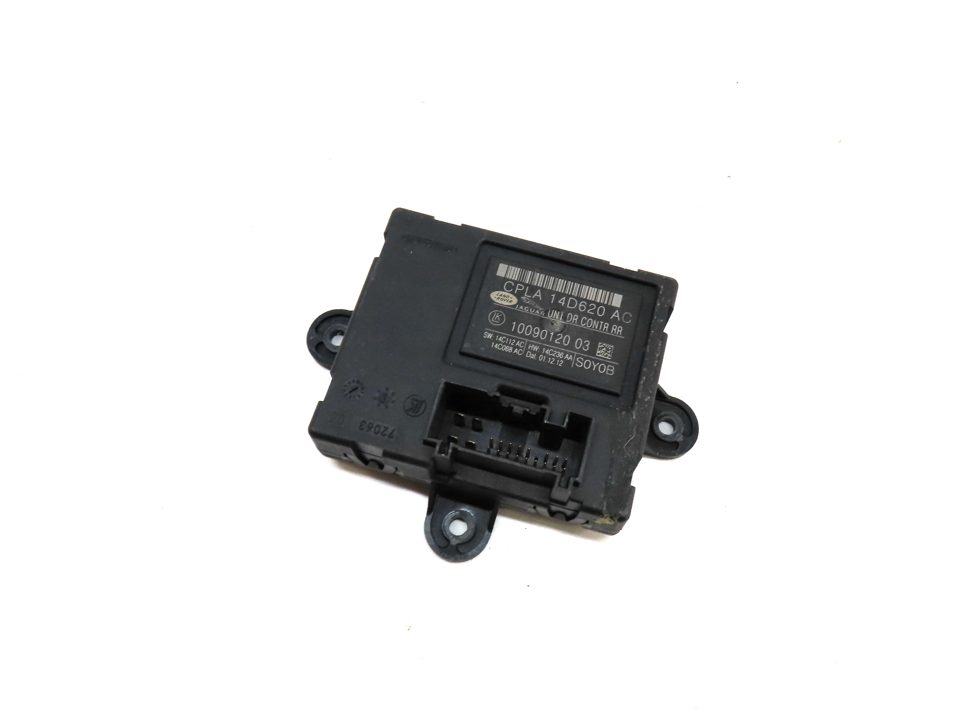 2013 LAND RANGE ROVER (L405) REAR RIGHT DOOR CONTROL MODULE CPLA14D620AC — exact item pictured